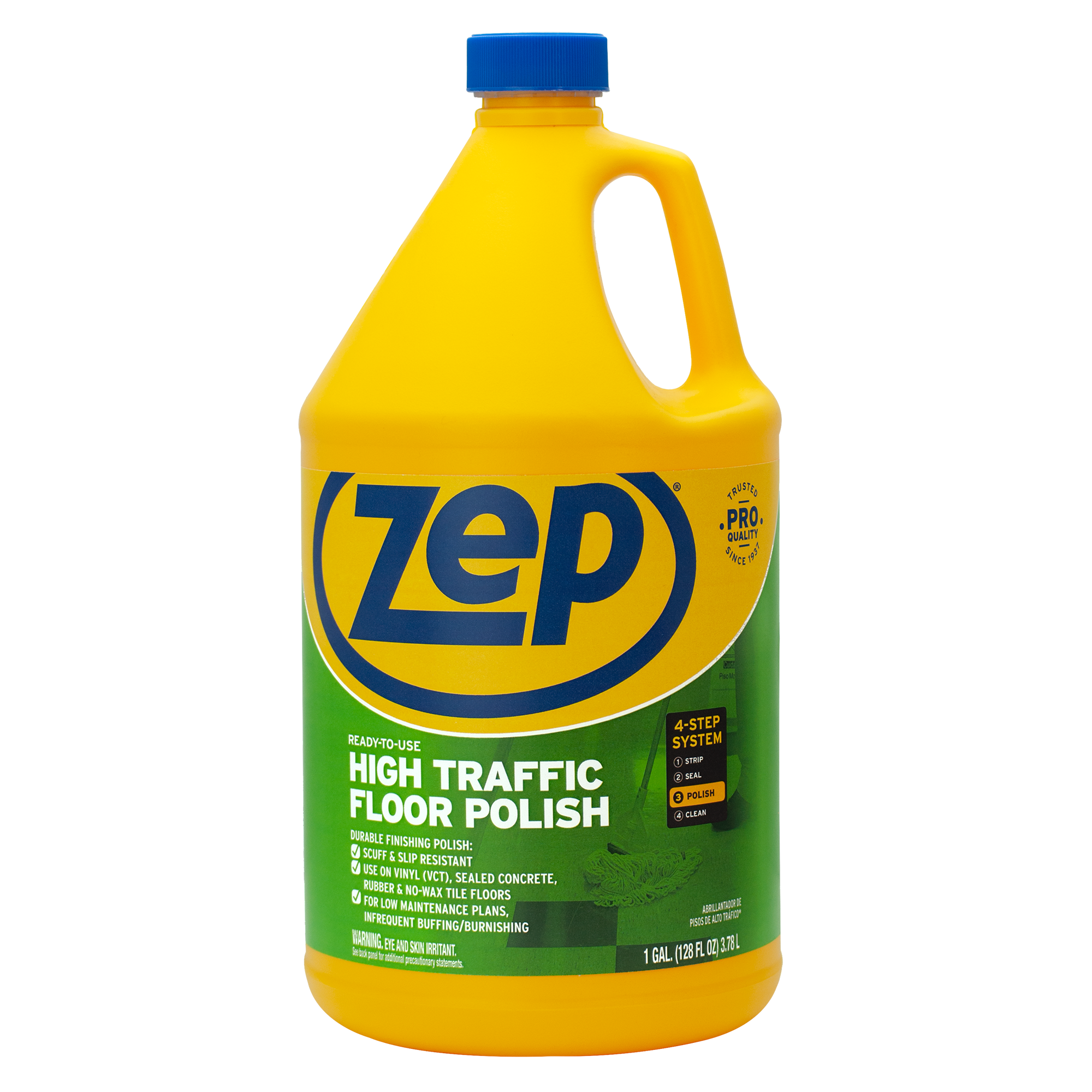 Zep High Traffic Floor Polish 1 Gallon Bottle