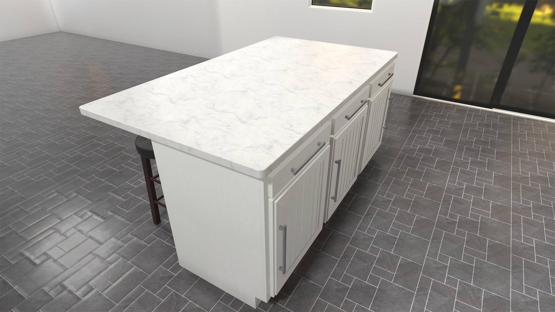 The Original Granite Bracket The Original™ Hidden Island Support Bracket (44 inch, Aluminum)