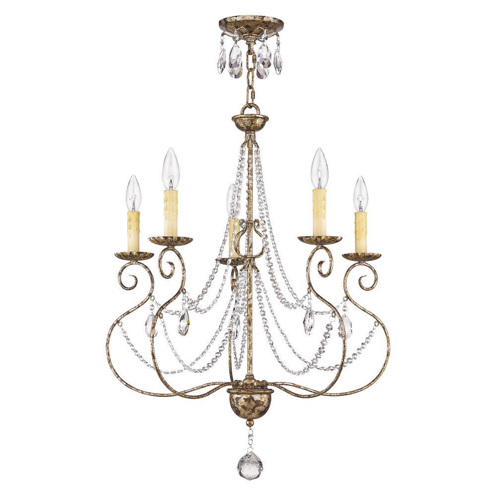 Livex Lighting - Isabella - 5 Light Chandelier in French Country Style - 24