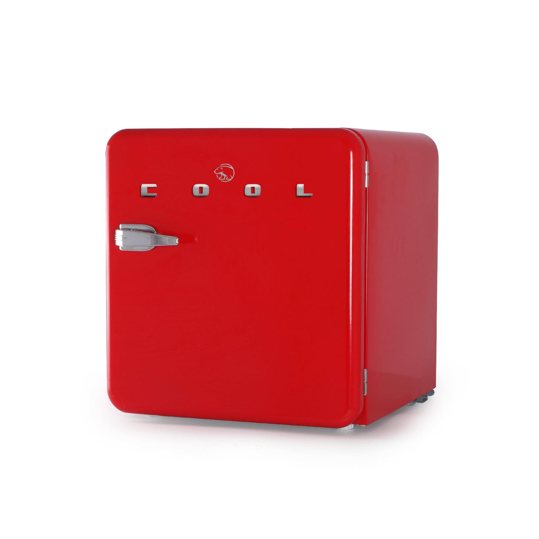 COMMERCIAL COOL Retro Refrigerator 1.6 Cu. Ft., Red