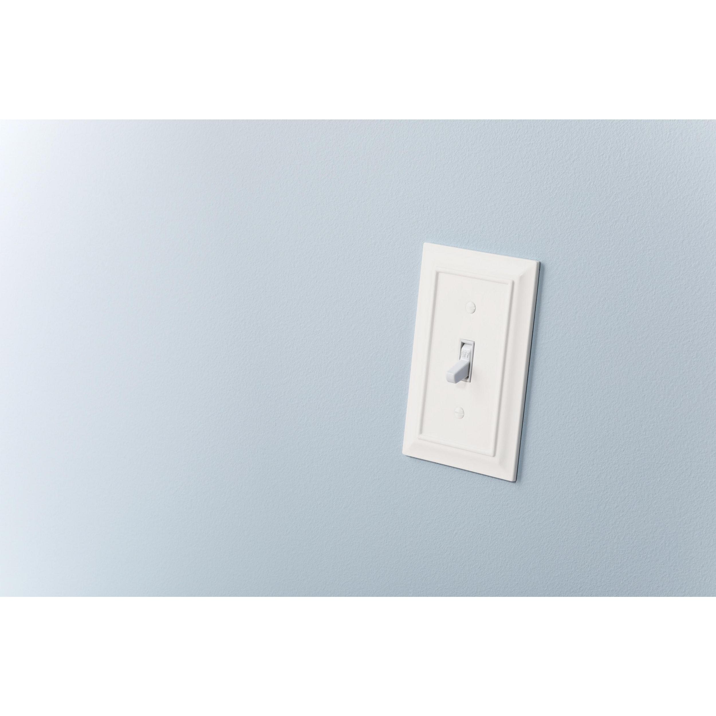 Brainerd W10762-PW Pure White Architect Single Switch Wall Plate Cover