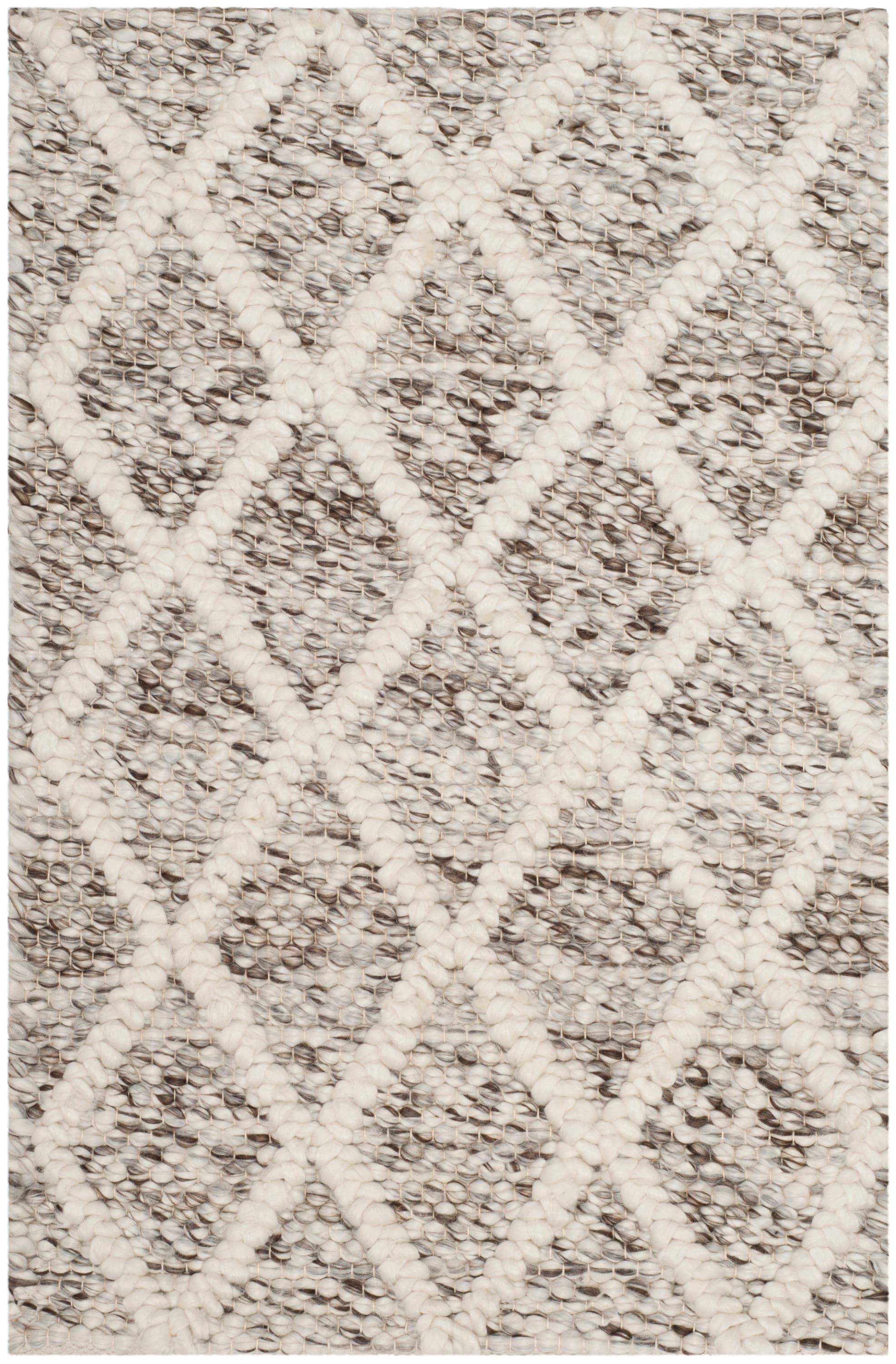 Natura NAT711 Hand Woven Indoor Accent Rug - Ivory/Stone - 2'x3' - Safavieh.