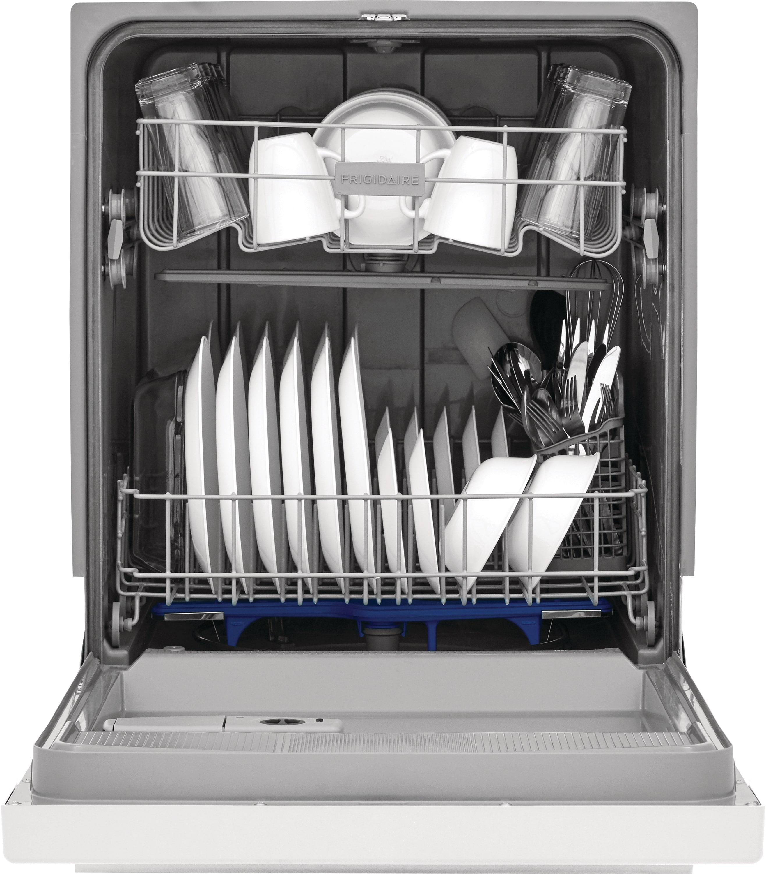 Frigidaire 24" Built-In Dishwasher, Front Control, White