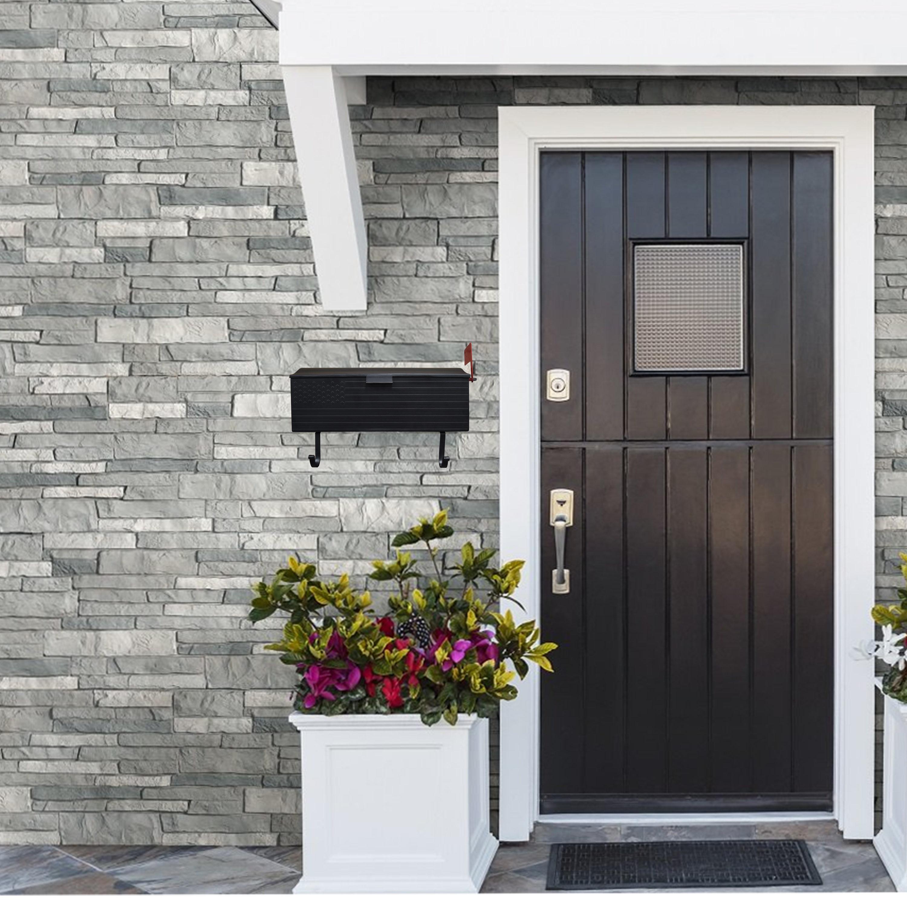 Oakland Living Newspaper Hangers Wall Mounted Mailbox