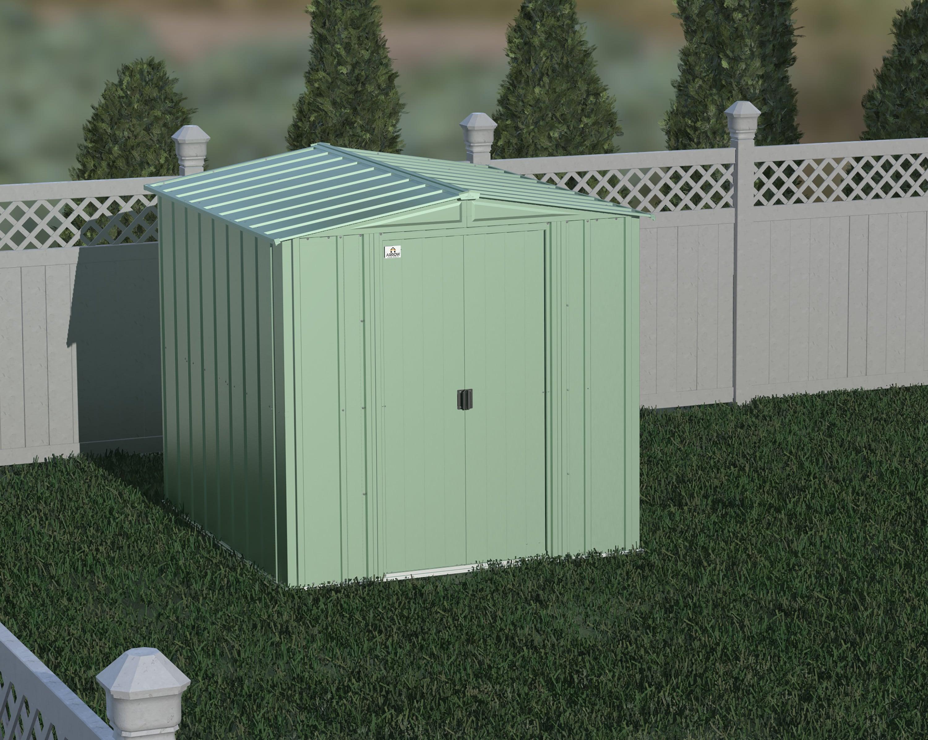 Arrow 6 ft. W x 7 ft. D Steel Vertical Storage Shed