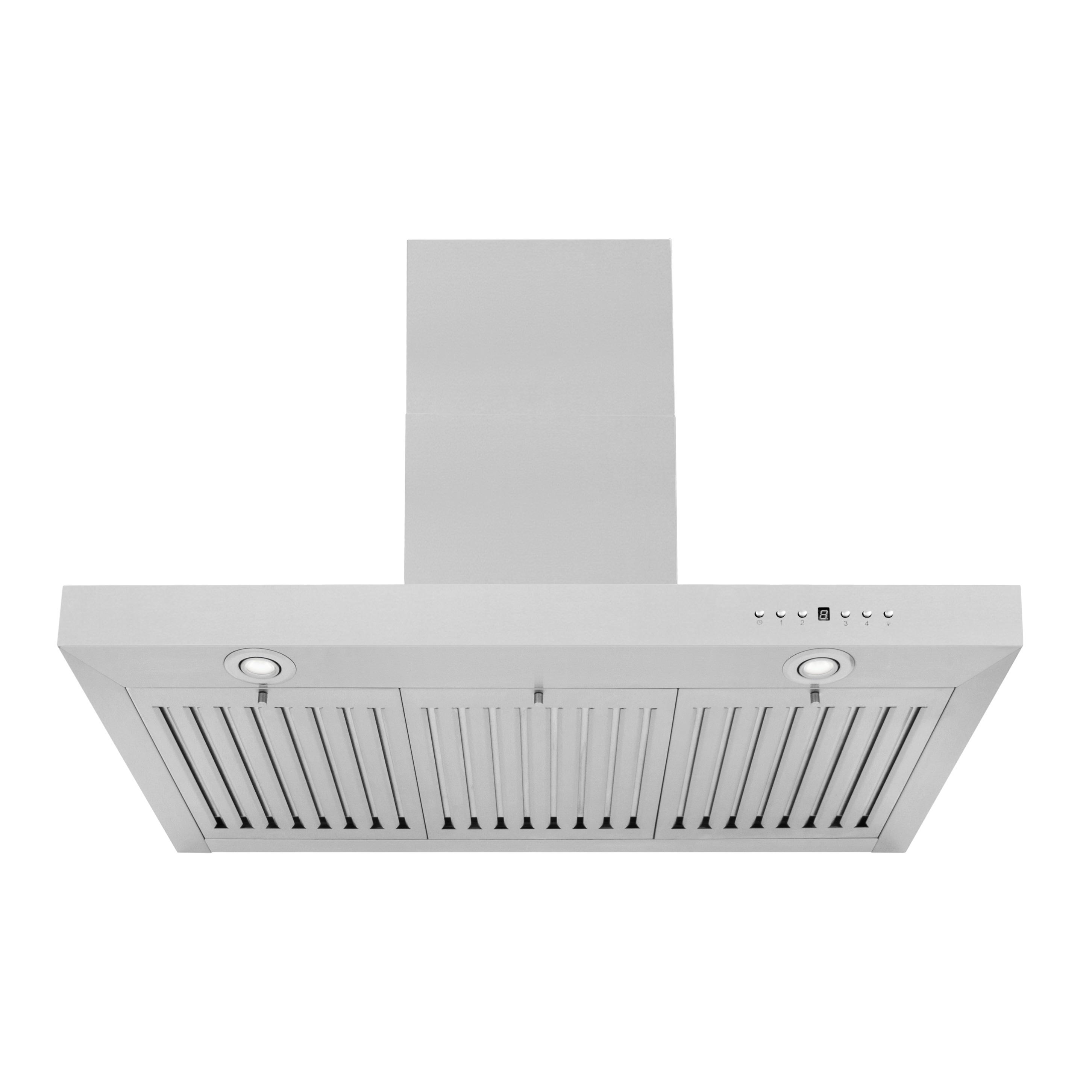 ZLINE 36 in. Convertible Vent Wall Mount Range Hood in Black Stainless Steel (BSKEN-36)