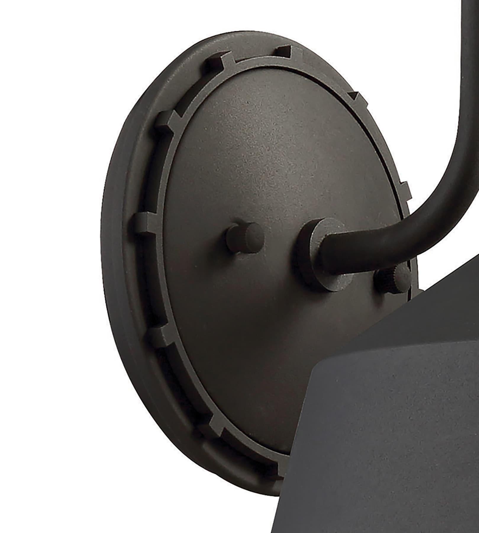 Minka Lavery Urban Industrial Outdoor Wall Light 71242-66 Mantiel Exterior Wall Lantern, 1-Light 100 Watts, Black