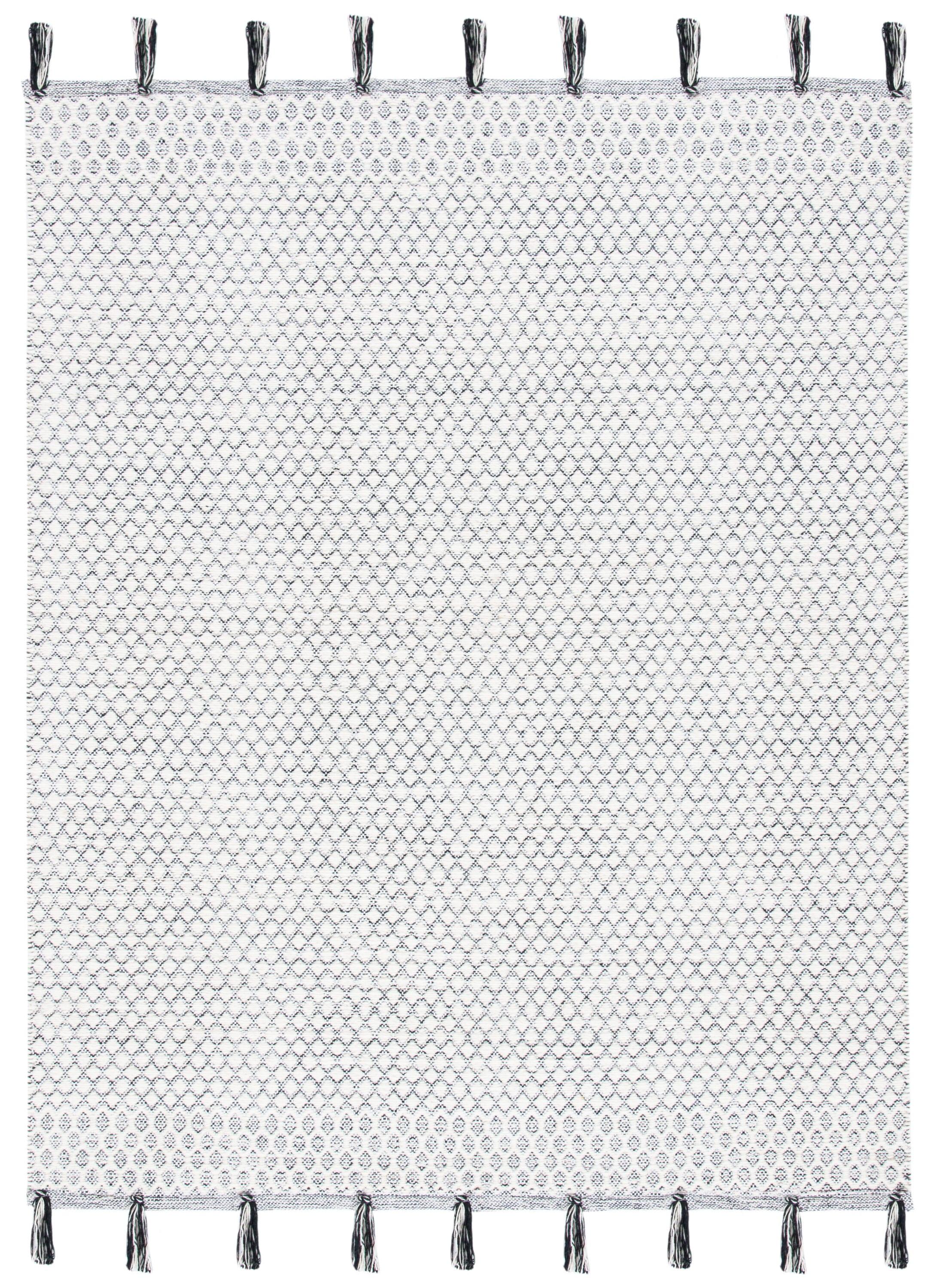 Montauk MTK813 Hand Woven Area Rug - Ivory/Black - 5'x8' - Safavieh.