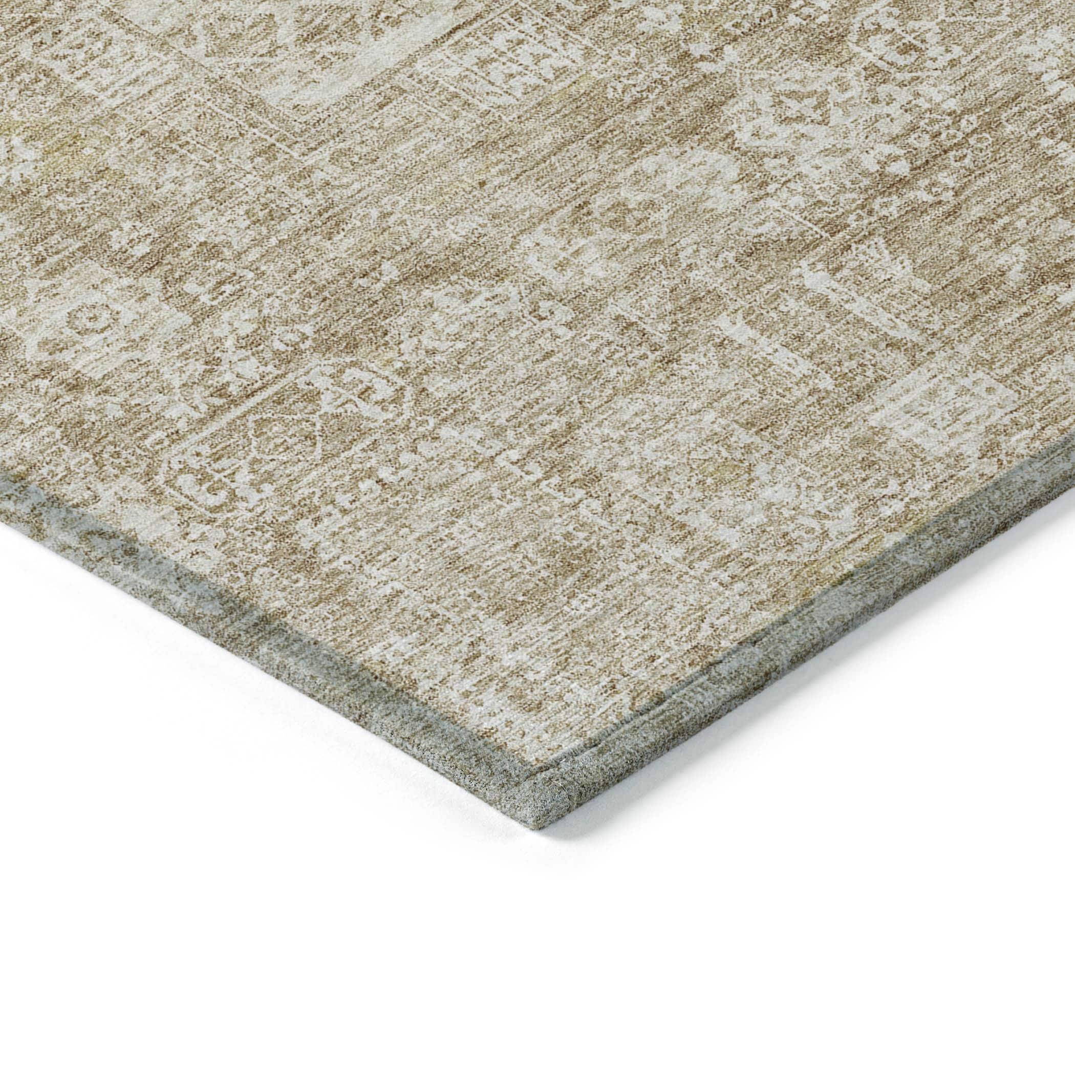 Addison Rugs Chantille Indoor/Outdoor Transitional Panel Beige Washable Rectangle Rug, 1'8" x 2'6"