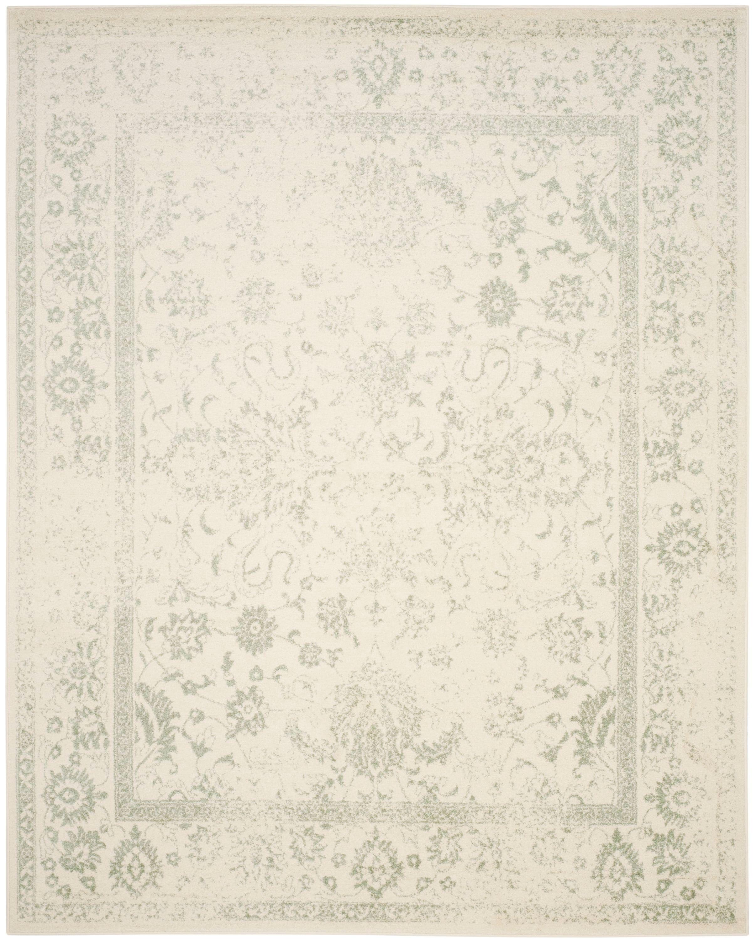 Adirondack ADR109 Machine Made Indoor Area Rug - Ivory/Sage - 10'x14' - Safavieh