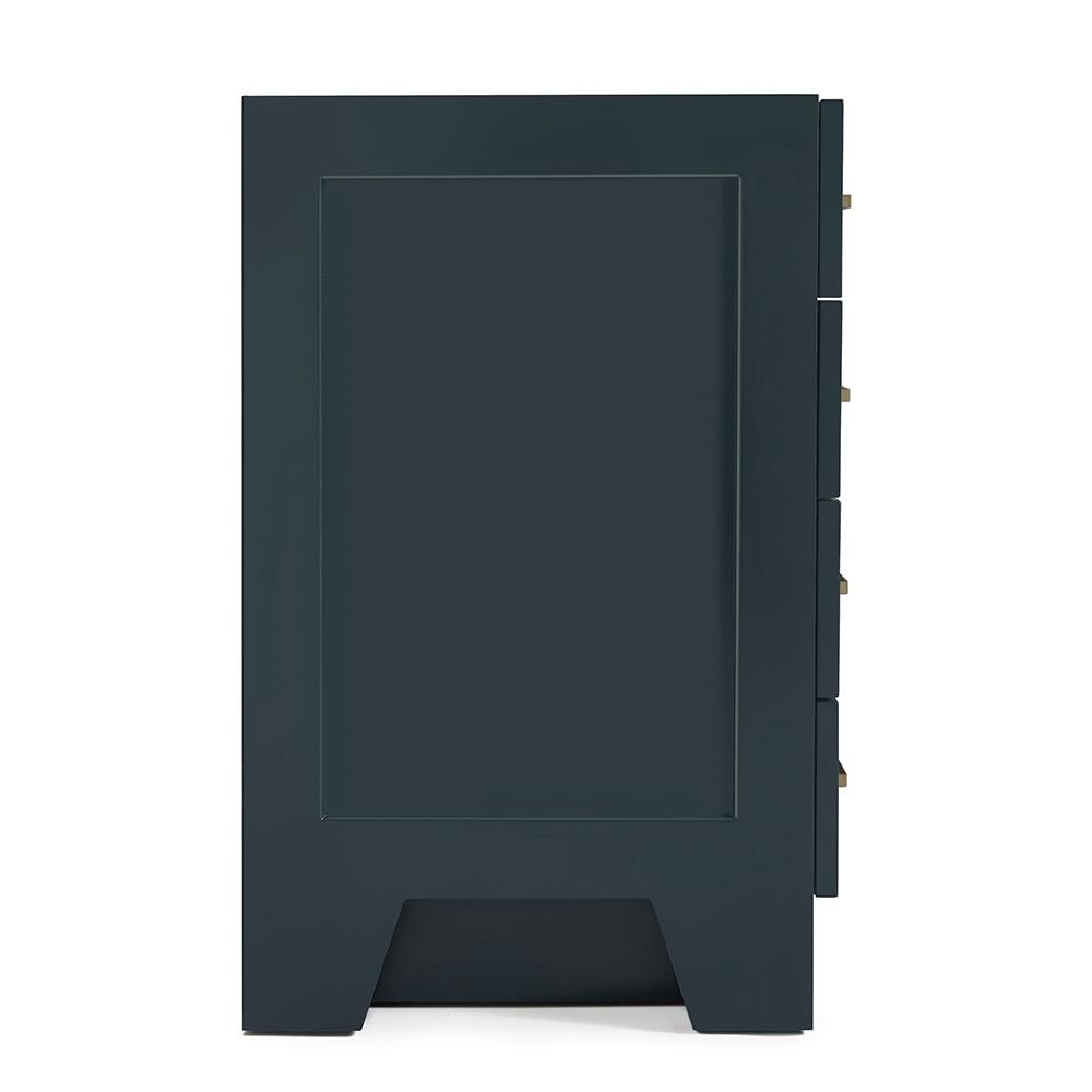 Sawyer 36'' Solid Wood Single Bathroom Vanity Base Only, Right Offset Base Cabinet without Top