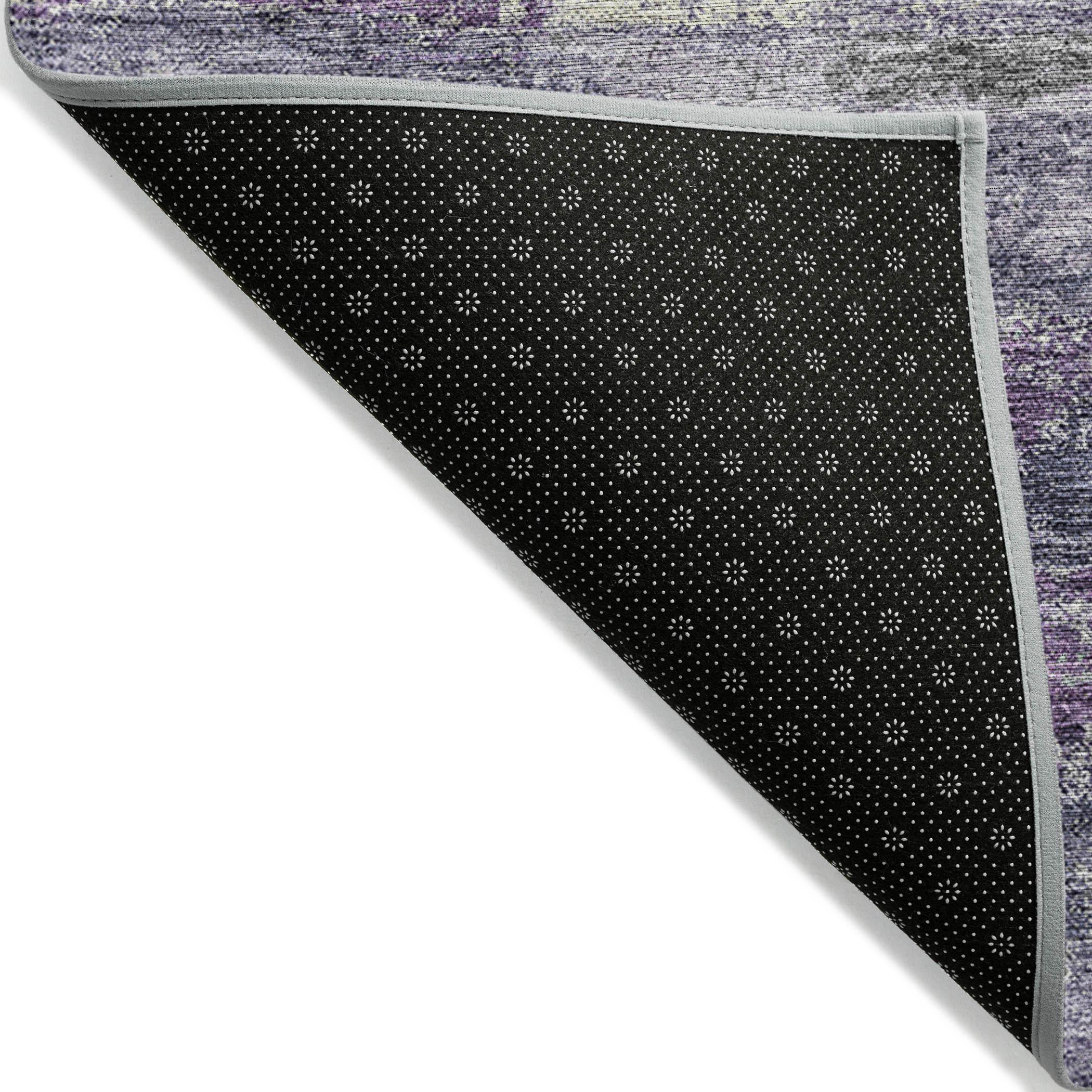 Chantille Machine Washable Indoor/Outdoor Abstract ACN942 Purple 3 ft. x 5 ft. Area Rug