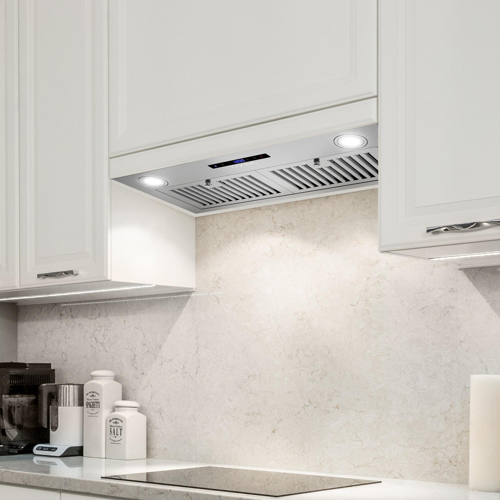 Cosmo 380 CFM Ducted (Vented) Insert Range Hood