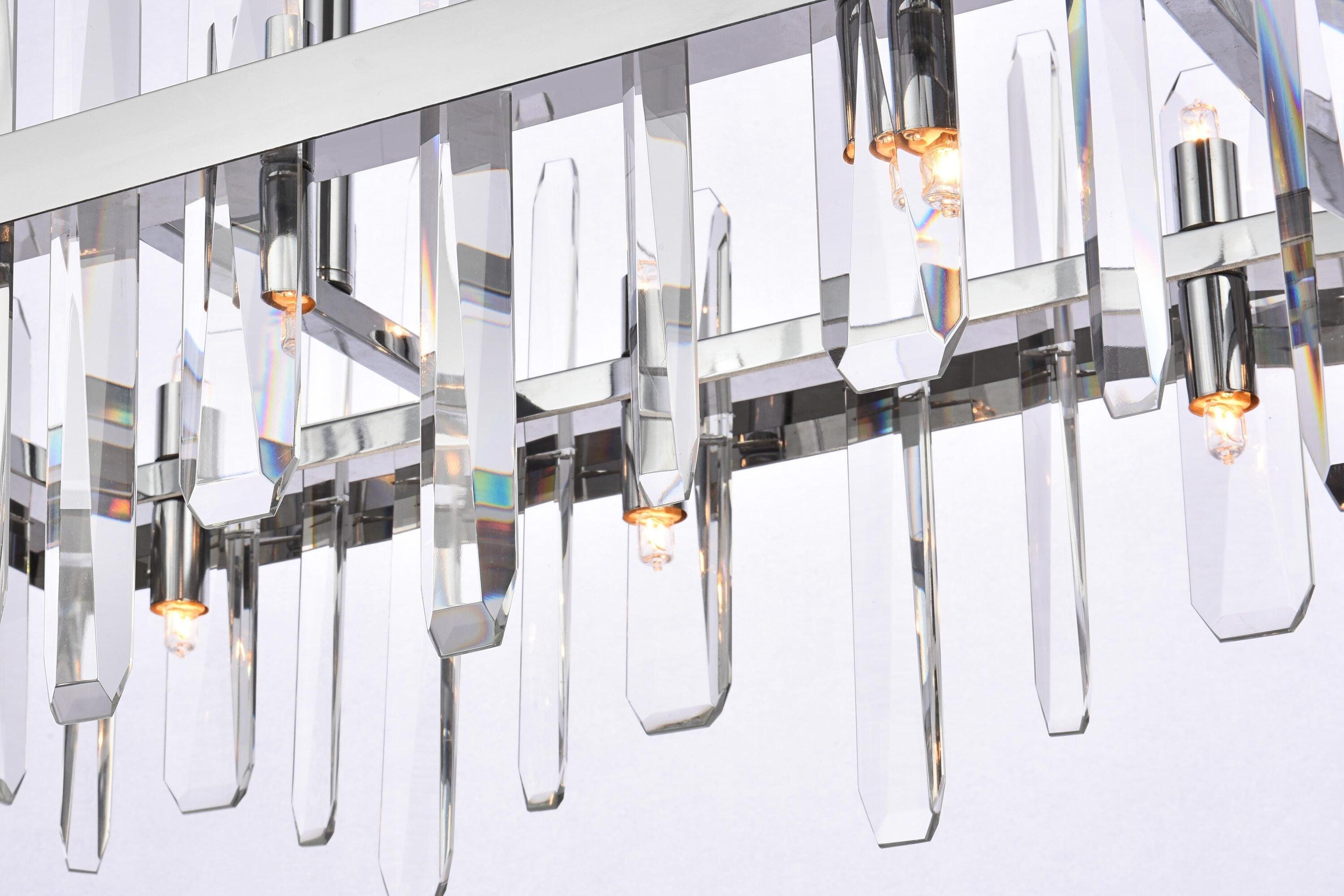 Elegant Lighting Serena 16 - Light Chandelier in  Chrome