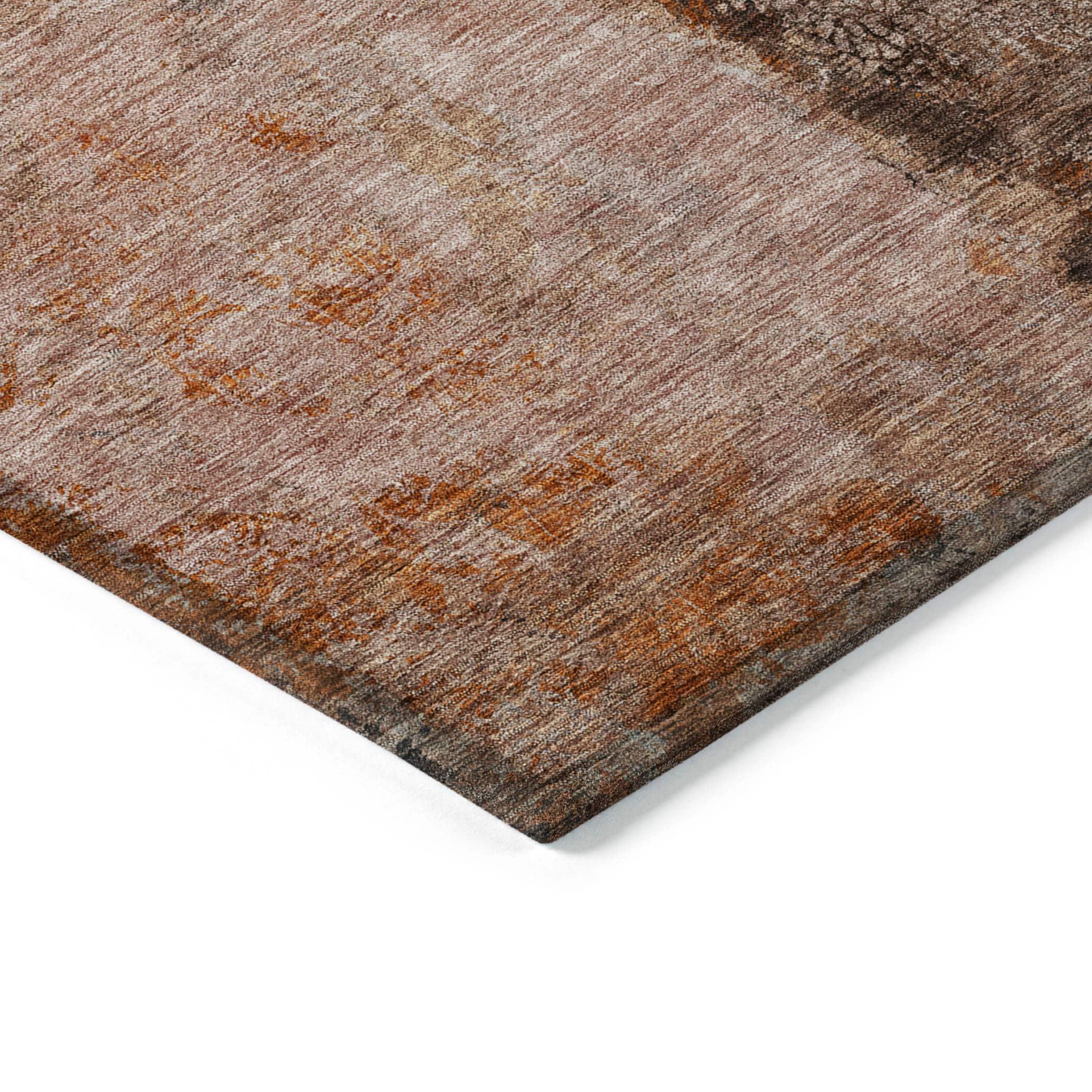 Addison Rugs Chantille ACN605 Paprika 3' x 5' Indoor Outdoor Area Rug, Easy Clean, Machine Washable, Non Shedding, Bedroom, Living Room, Dining Room, Kitchen, Patio Rug