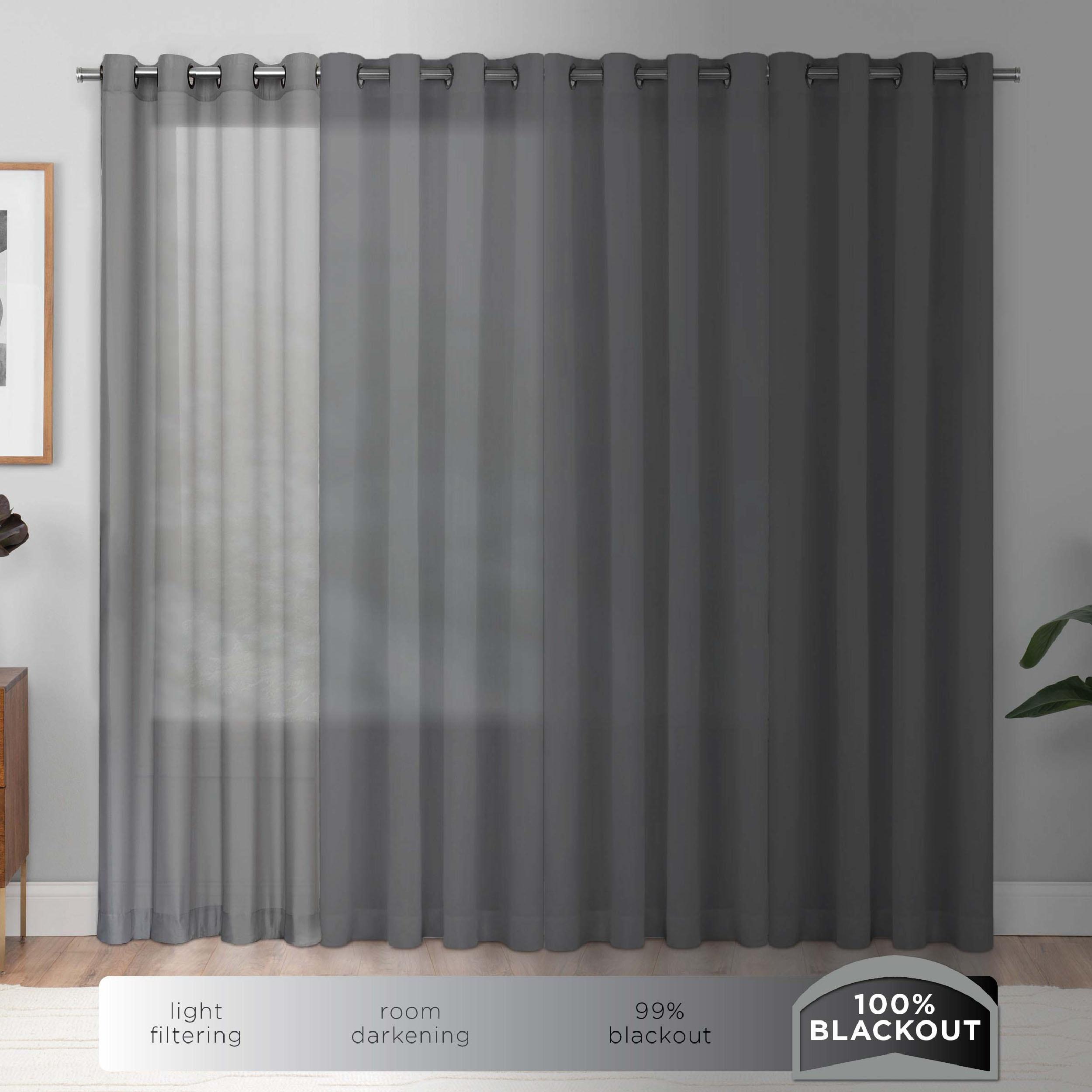 Eclipse Eclipse Martina Medallion Absolute Zero 100% Blackout Window Panel