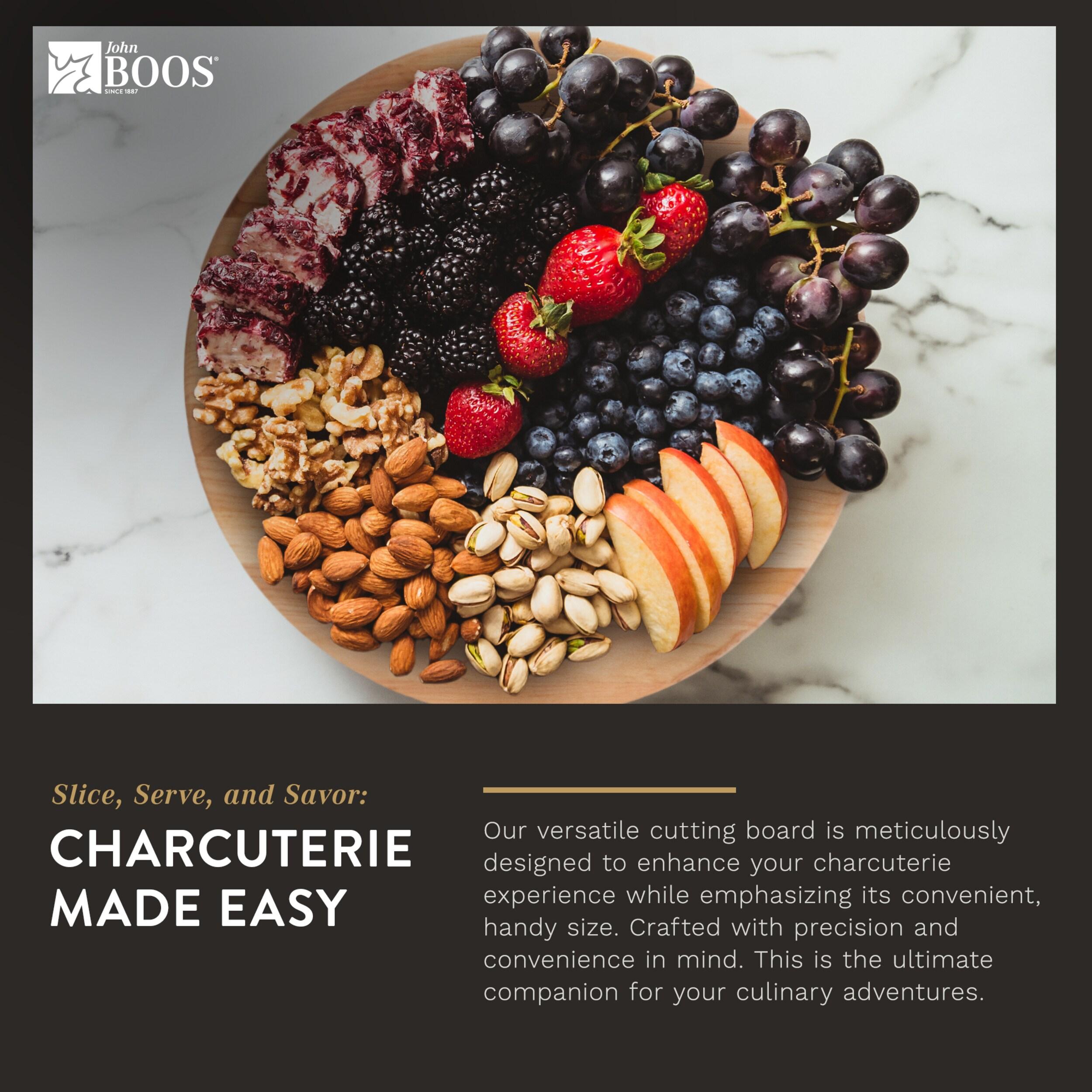 John Boos John Boos BoosBlock® 12" Round Maple Wood Cutting Board