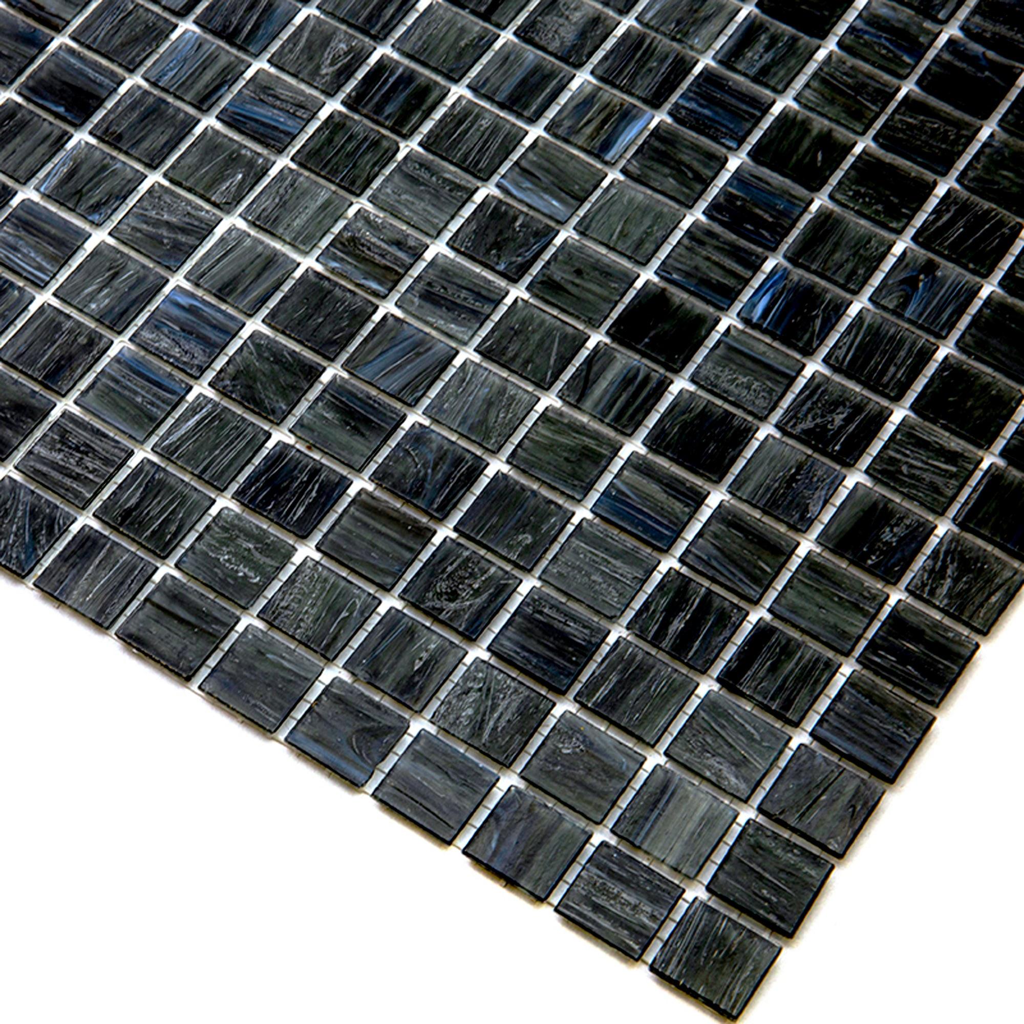 Celestial 0.8" x 0.8" Glass Grid Mosaic Wall & Floor Tile