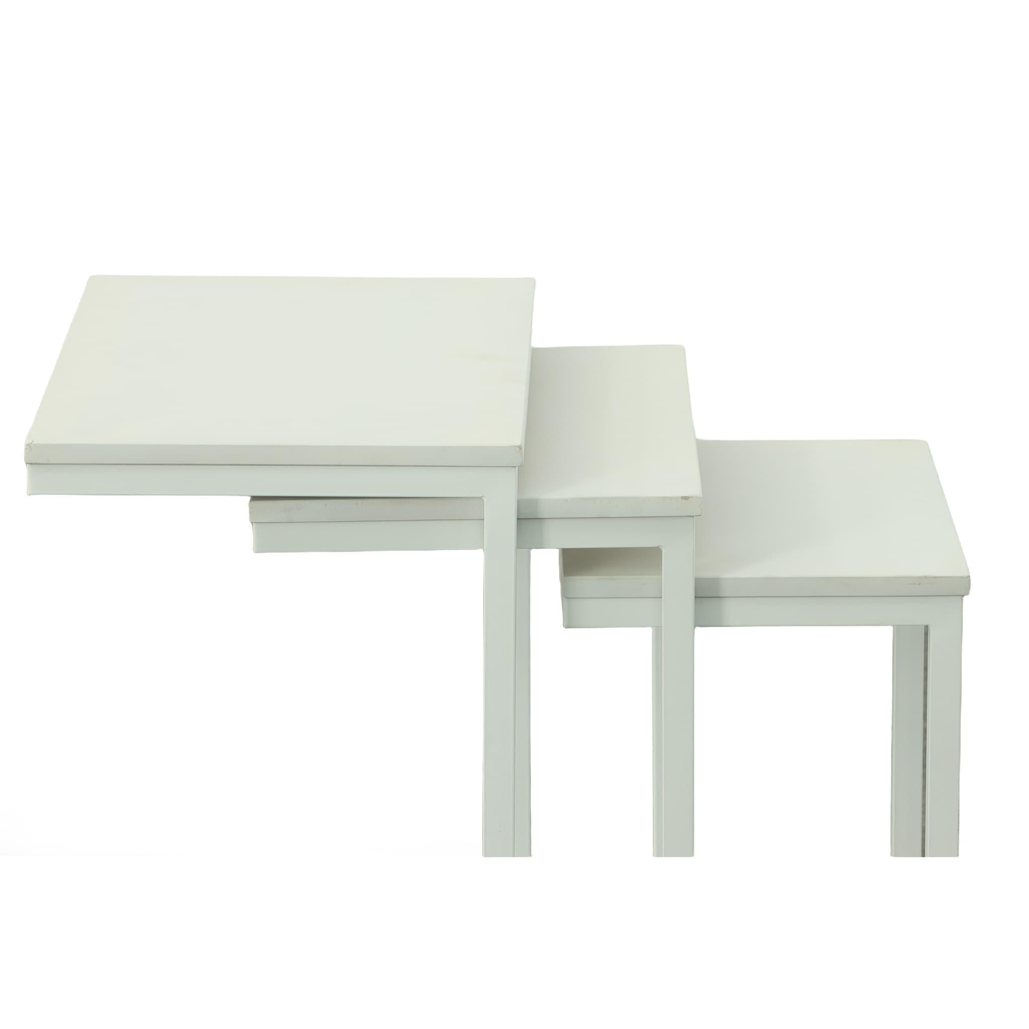 Carolina Living Caroline Nesting Table Set White
