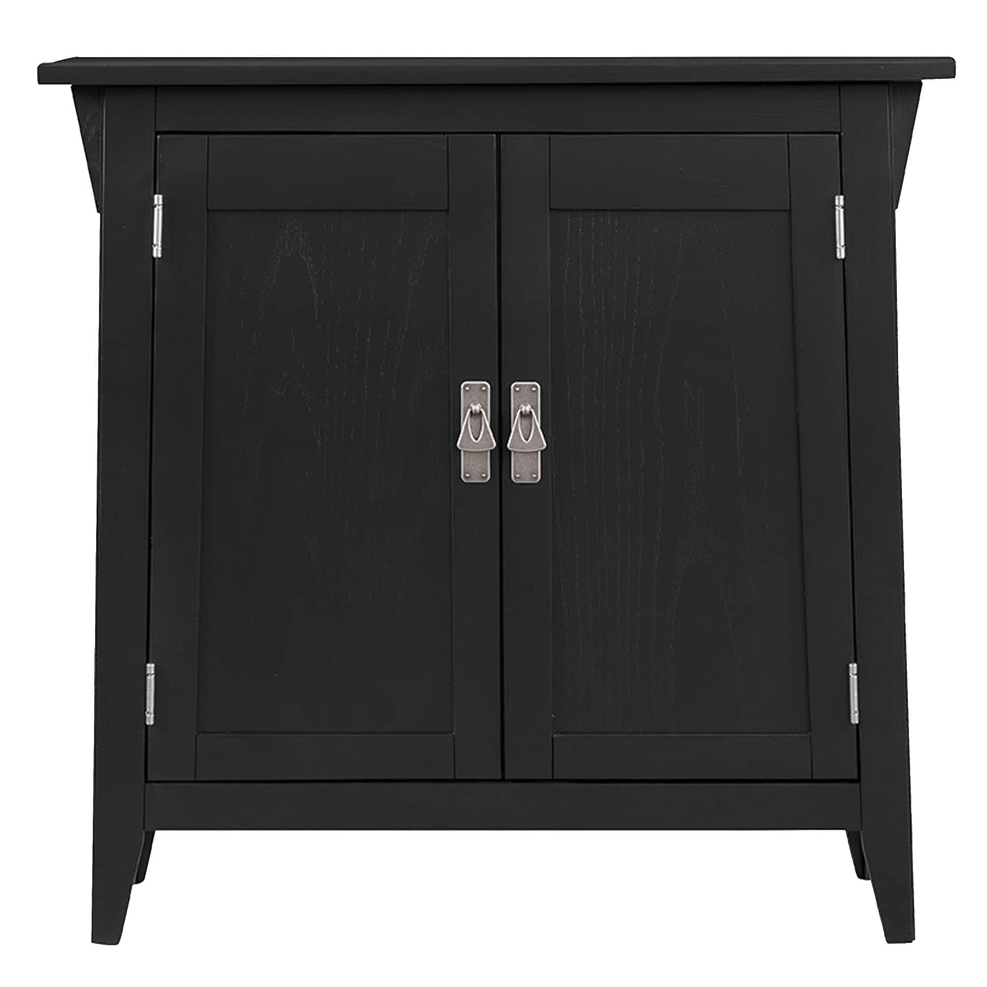 Mission Solid + Manufactured Wood Foyer Hall Cabinet Stand