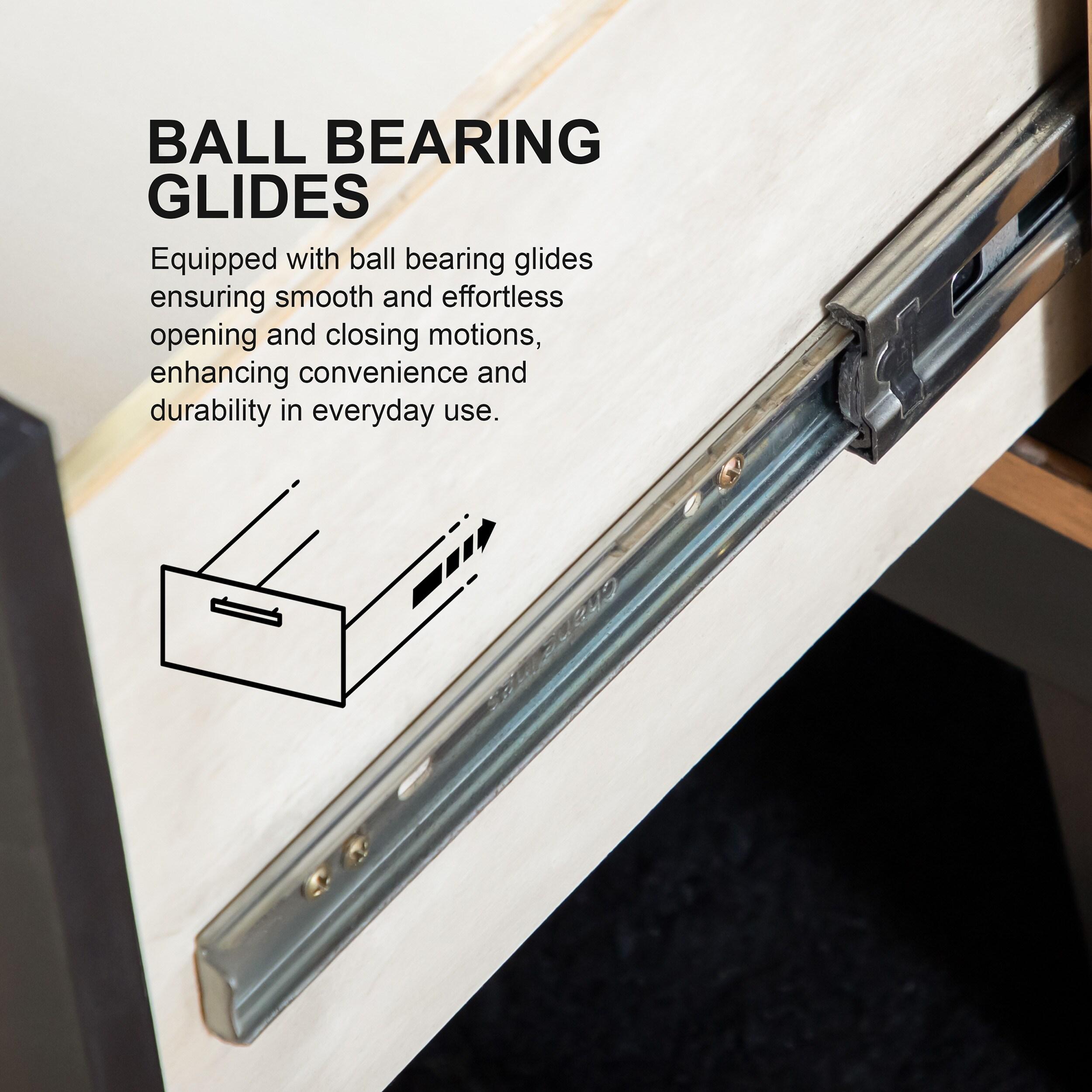 Furniture of America Brio 5-Drawer Solid Wood Adult Bedroom Chest Dresser, Natural Oak