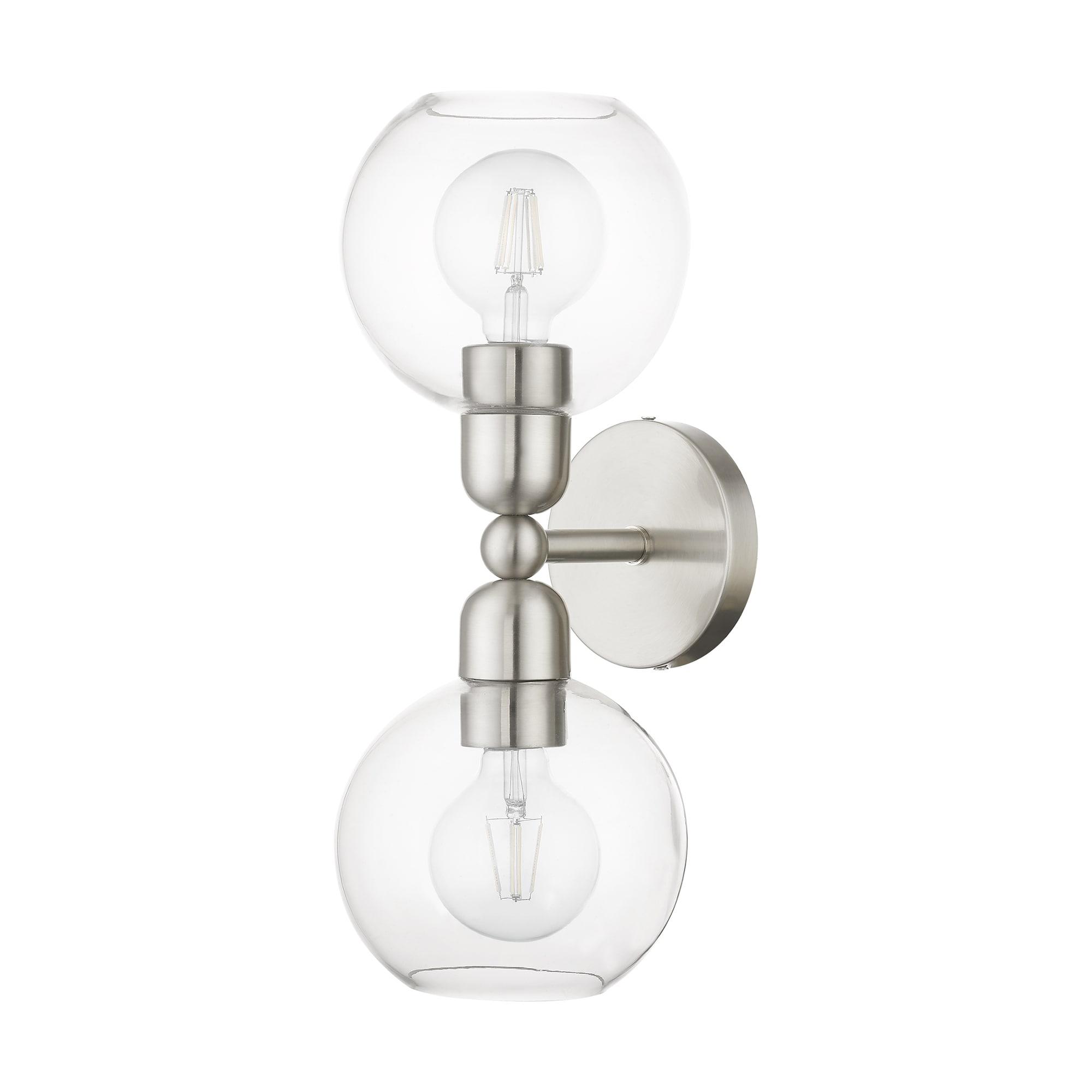 Livex Lighting Downtown 2 - Light Vanity in  Brushed Nickel