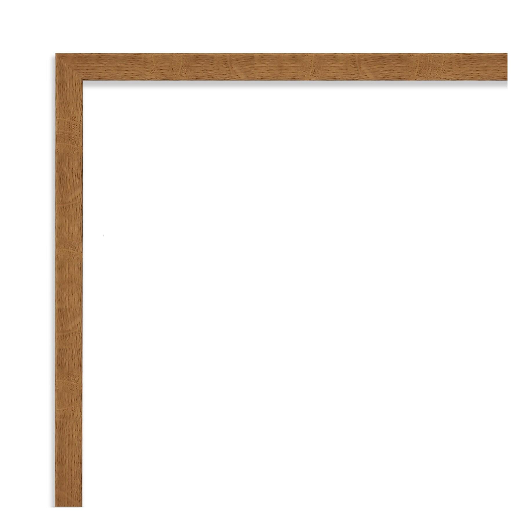 Amanti Art Carlisle Blonde Narrow Wood Picture Frame Opening Size 18x24 in.