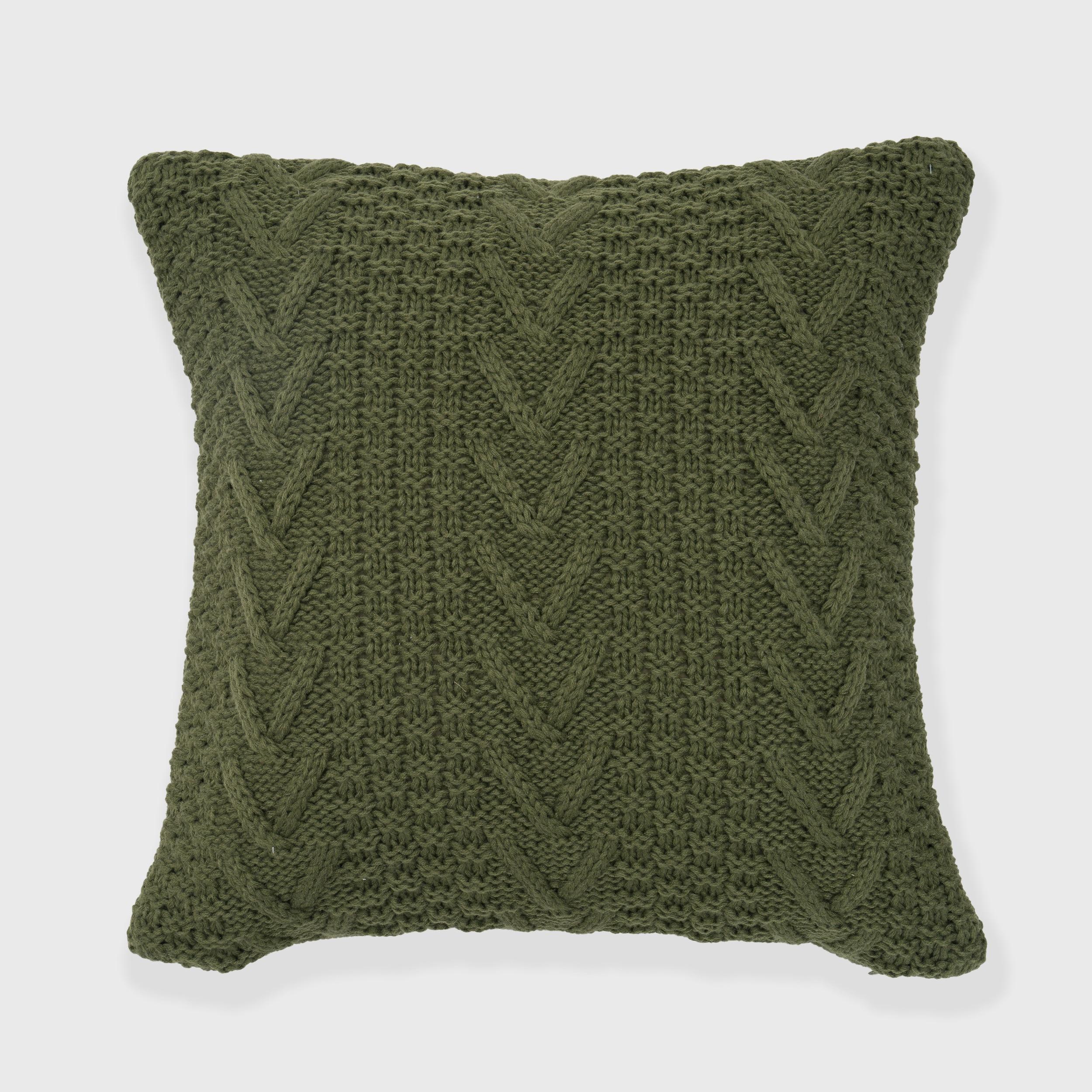 Ratree Chunky Reversible Throw Pillow