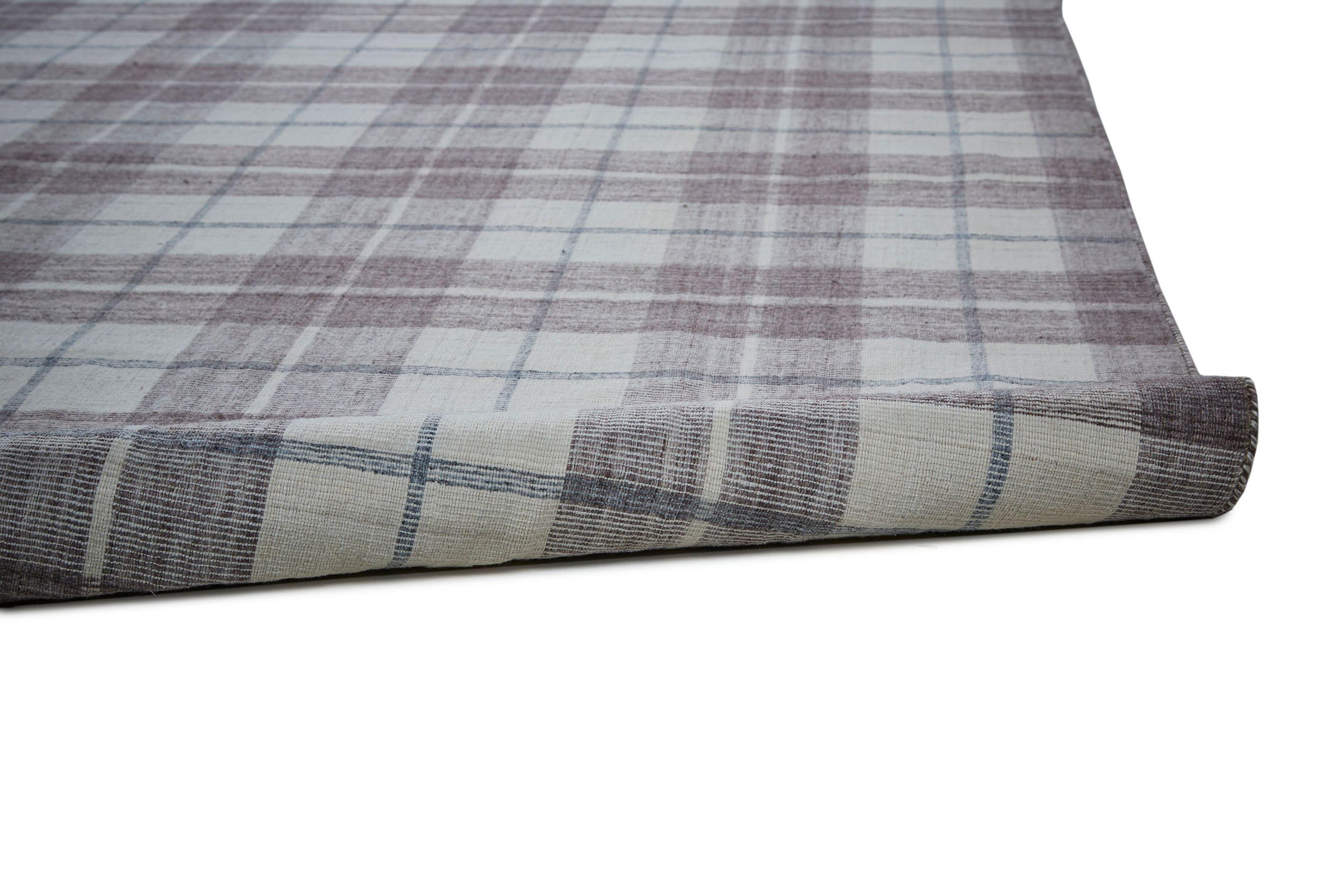 Feizy Crosby Transitional Plaid, Gray/Taupe/Ivory, 3'6" x 5'6" Accent Rug Easy Care Fade Resistant Stain Resistant Rustic Floor Rug for Living room Bedroom