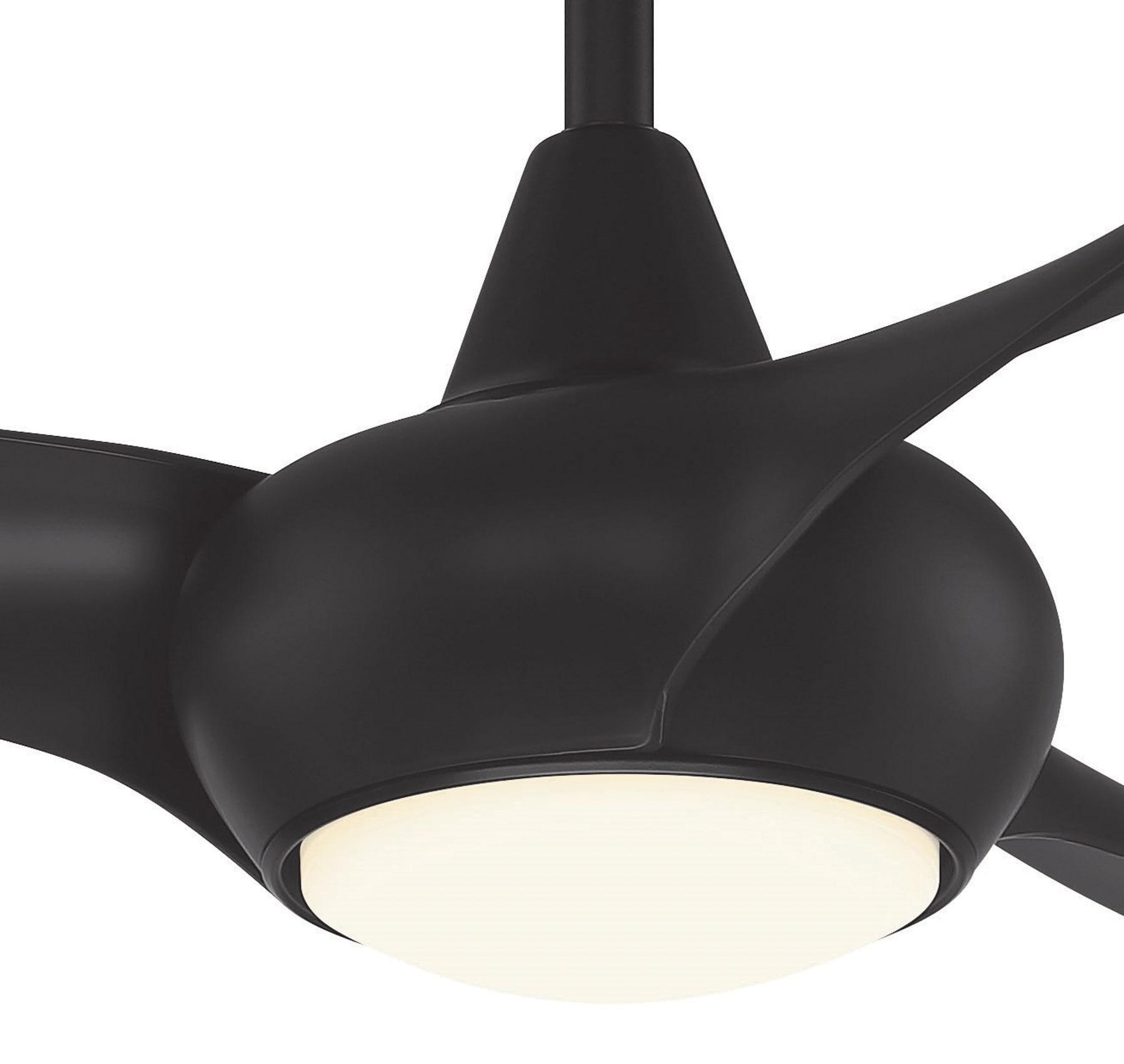 65" Minka Aire Modern Indoor Ceiling Fan LED Light Remote Control Coal for Living Room Kitchen Bedroom Family Dining House Office