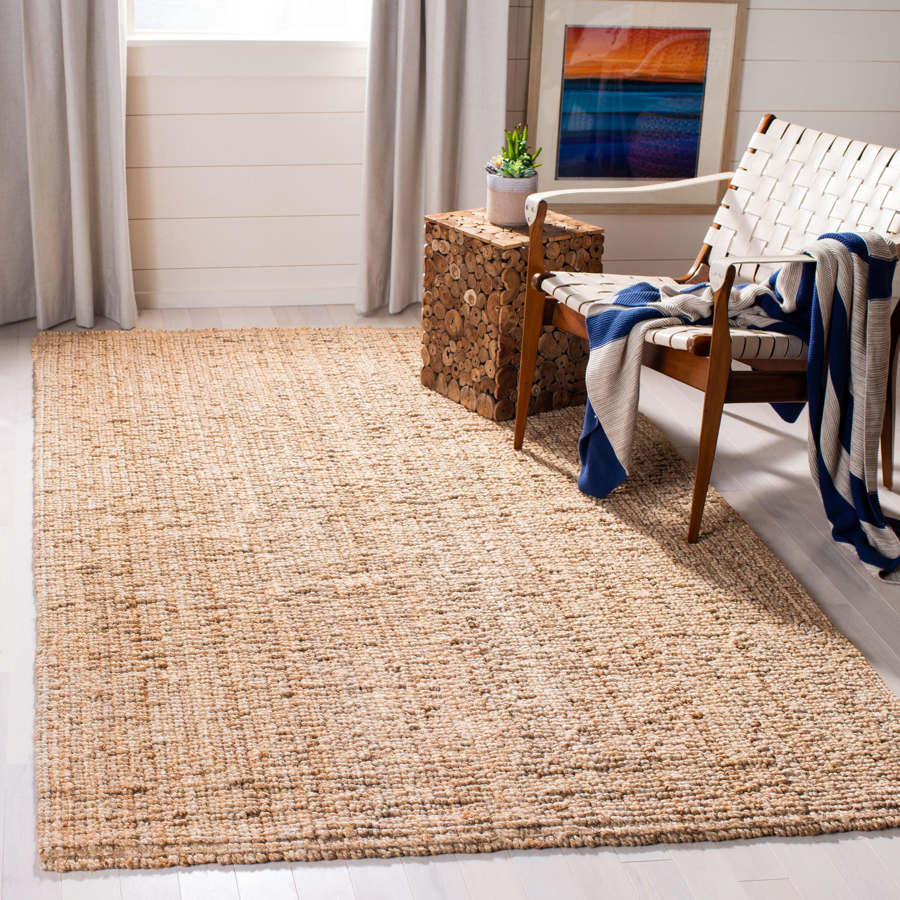 Natural Fiber NFB119 Hand Loomed Area Rug - Beige - 8'x10' - Safavieh.