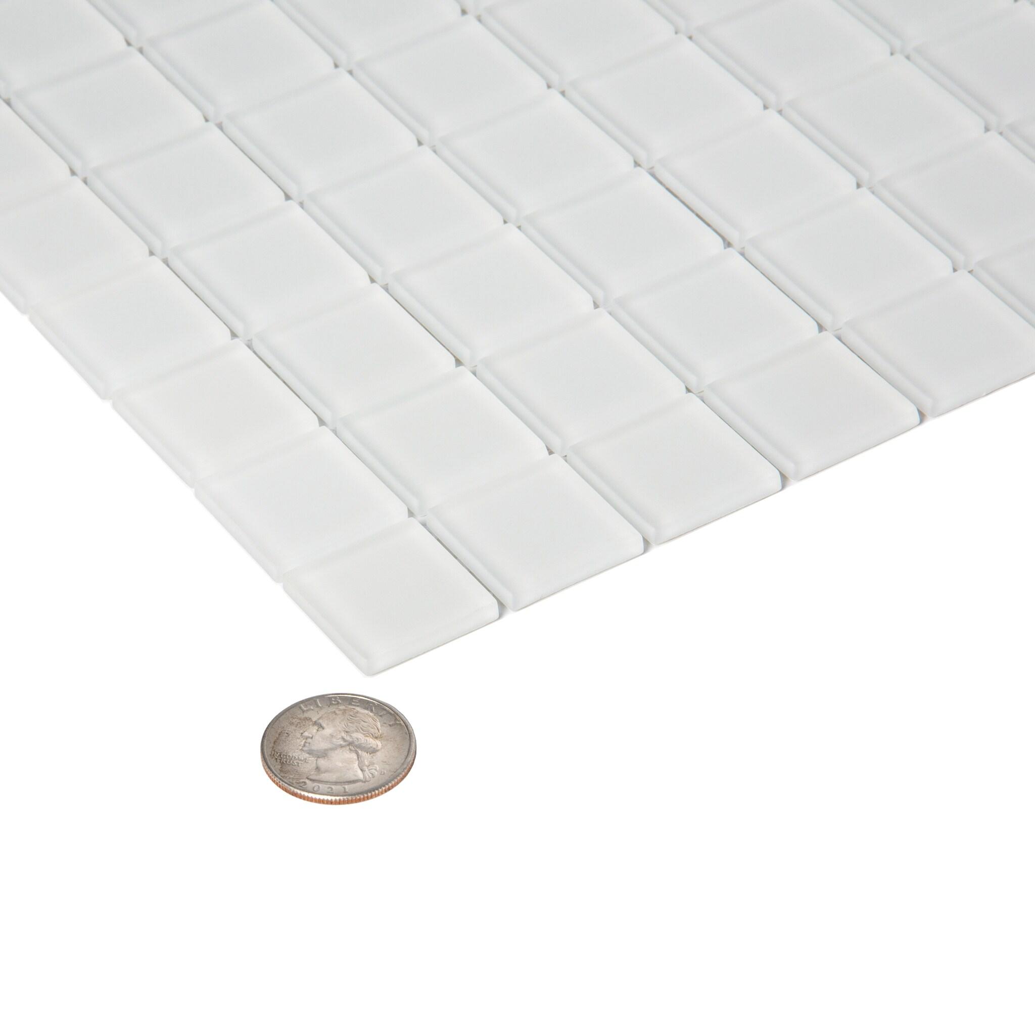 Apollo Tile 11.8" X 11.8" Matte Finished Glass Mosaic Tile