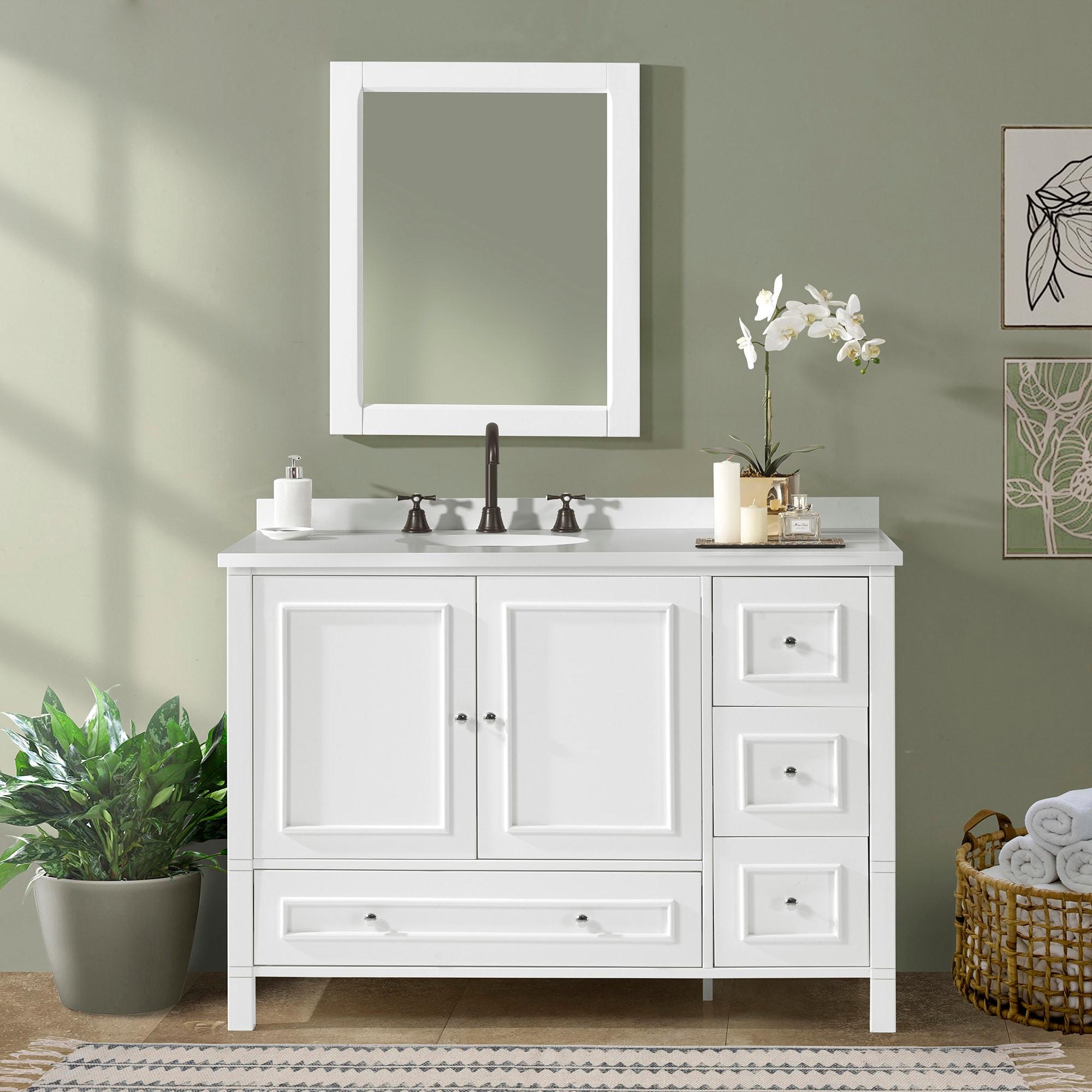 Williamsburg 48"W Style Vanity Cabinet With Soft Close Doors And Drawers