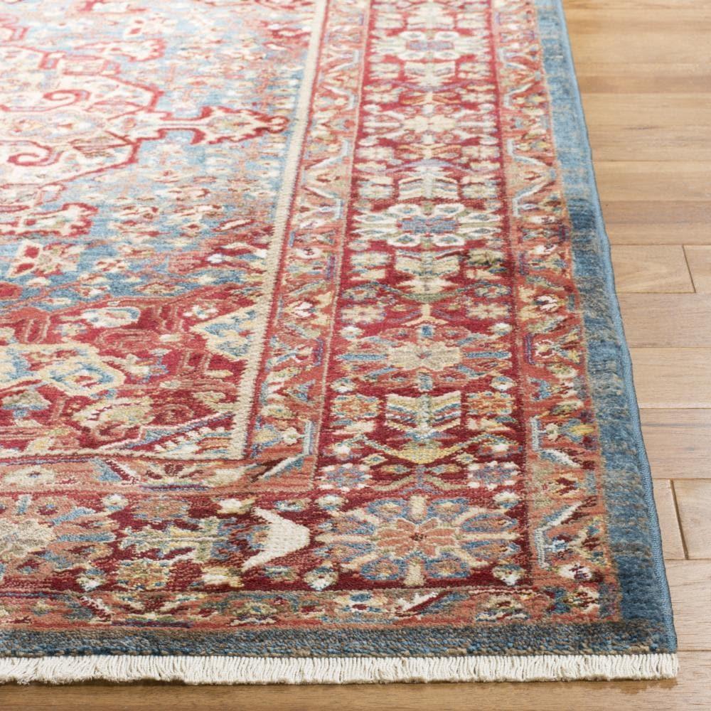 Kashan KSN305 Power Loomed Area Rug - Blue/Red - 8'x10' - Safavieh