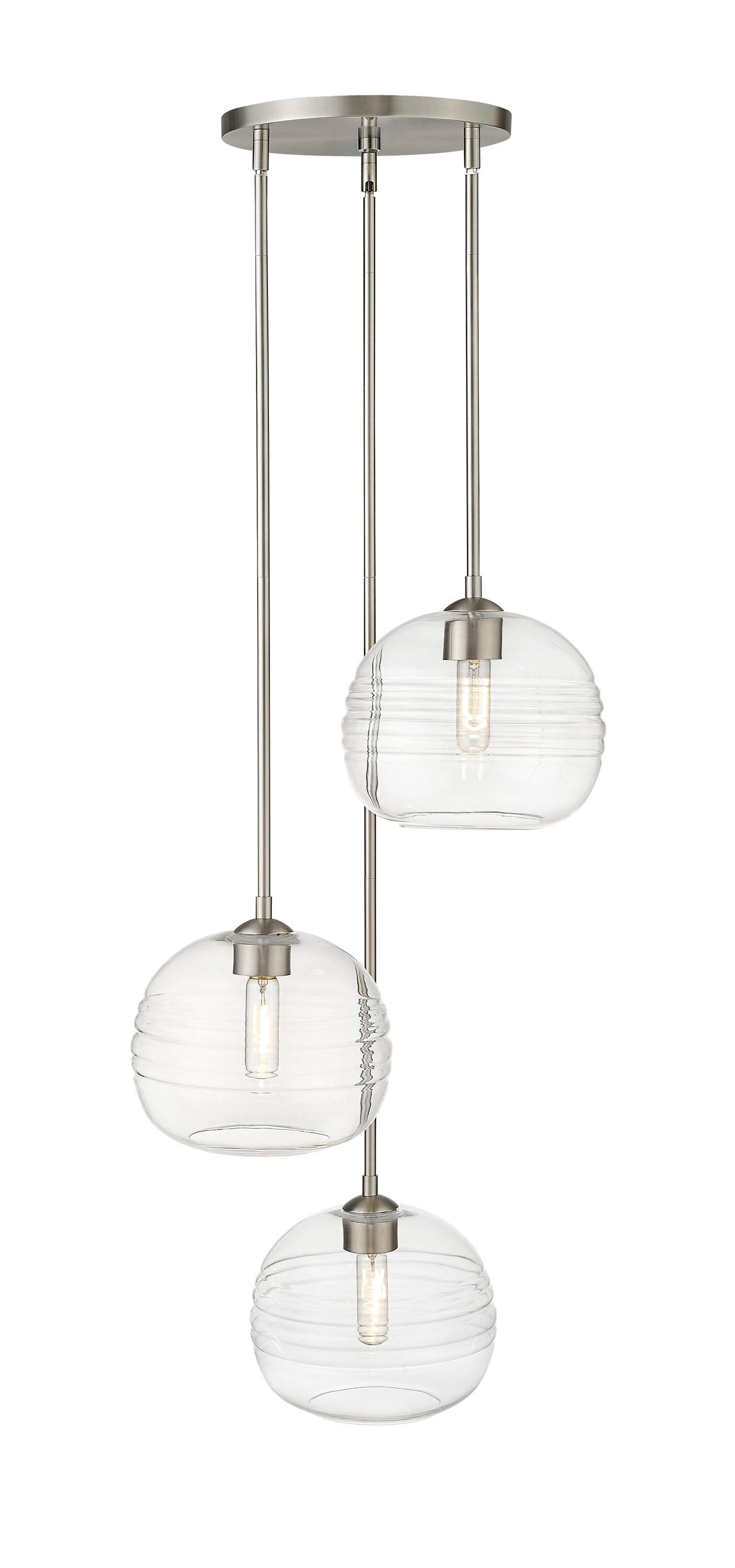 Z-Lite Harmony 3 - Light Chandelier in  Brushed Nickel