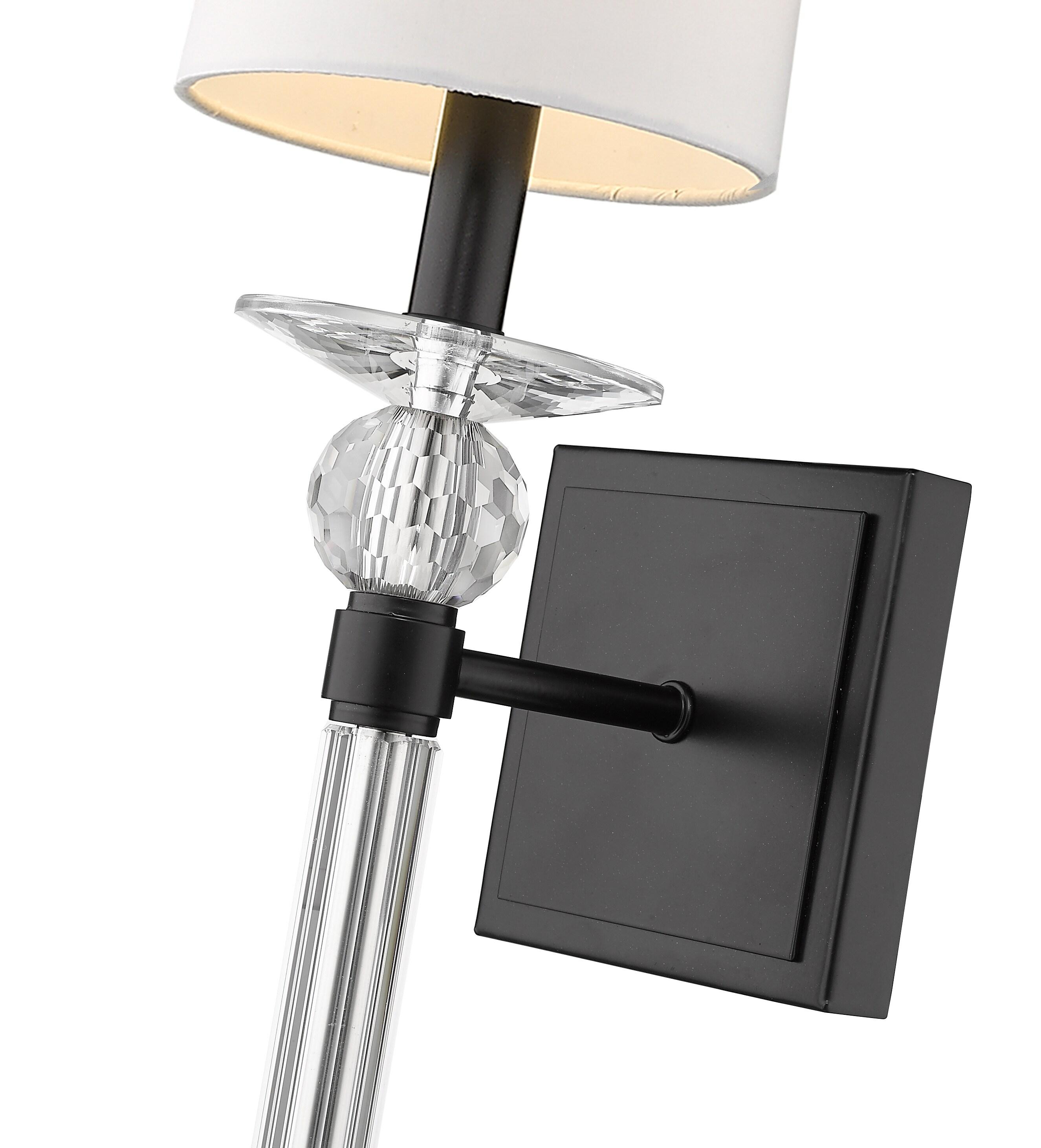 Z-Lite Ava 1 - Light Wall Light in  Matte Black