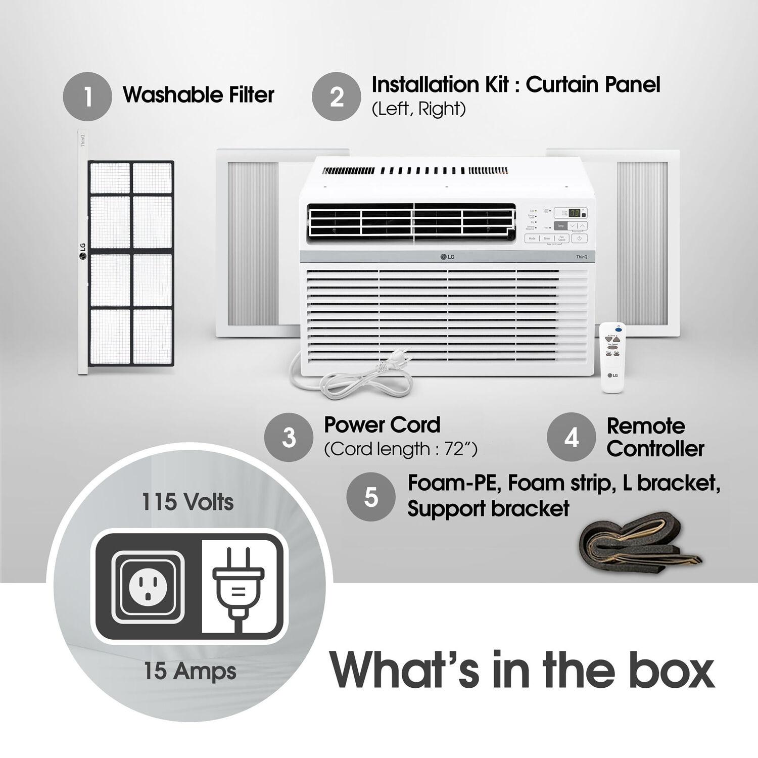 LG 10,000 BTU Window Air Conditioner