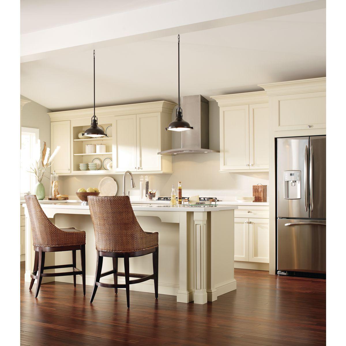 Progress Lighting P5188-108 10.5 in. Fresnel Lens 1-Light 100W Med Pendant Ceiling Light in Oil Rubbed Bronze