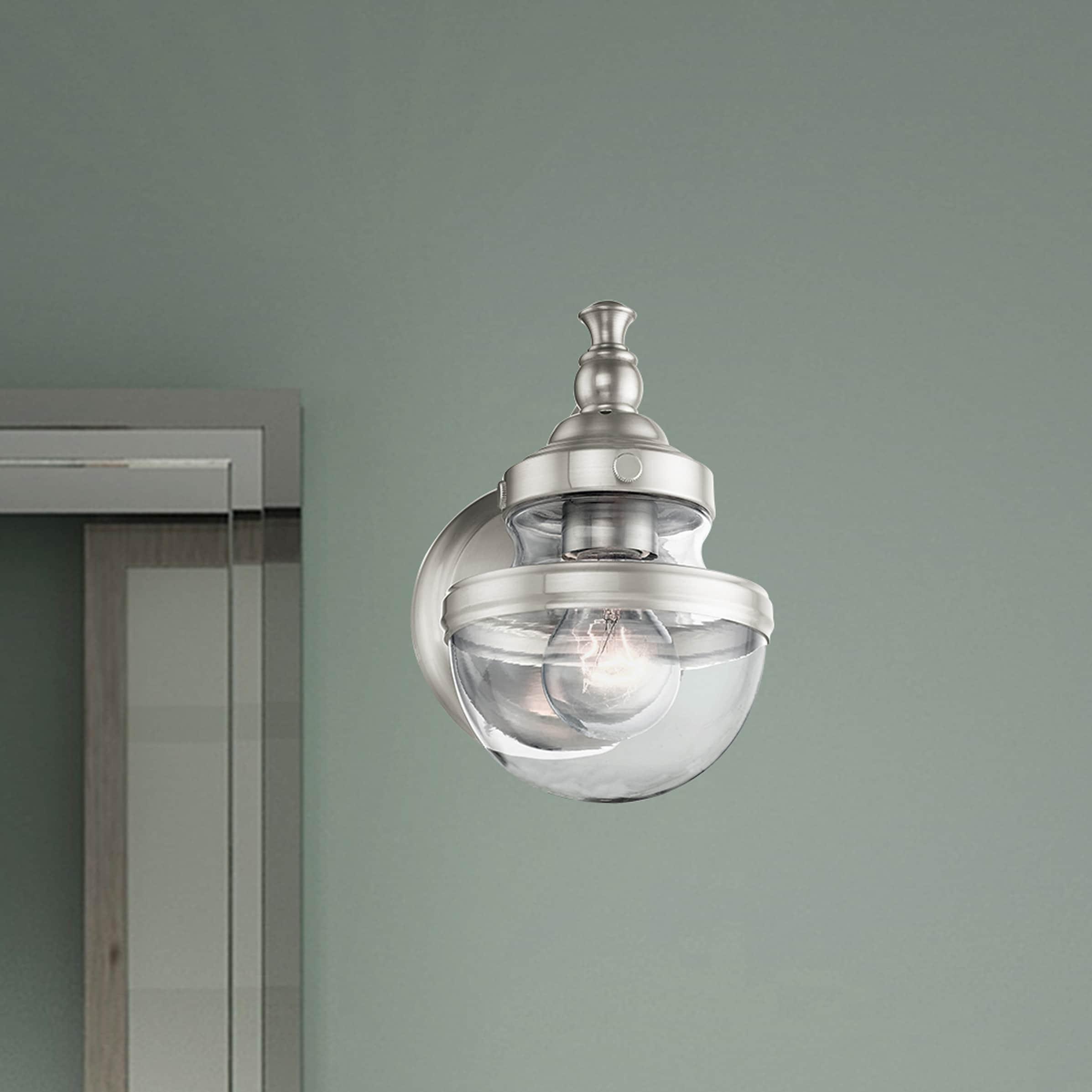 Livex Lighting Oldwick 1 - Light Vanity in  Brushed Nickel