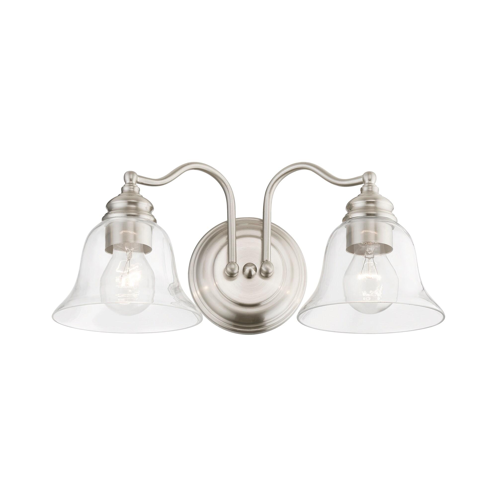 Livex Lighting Moreland 2 - Light Vanity in  Brushed Nickel