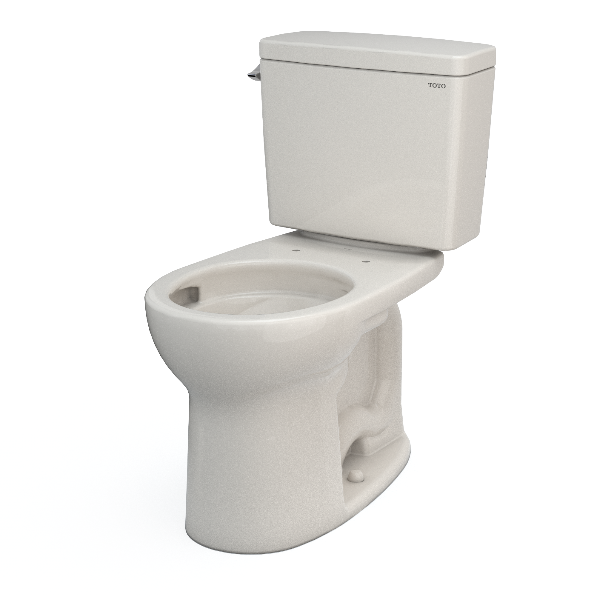 Drake® 1.6 GPF Round Two-Piece Toilet with Tornado Flush (Seat Not Included)