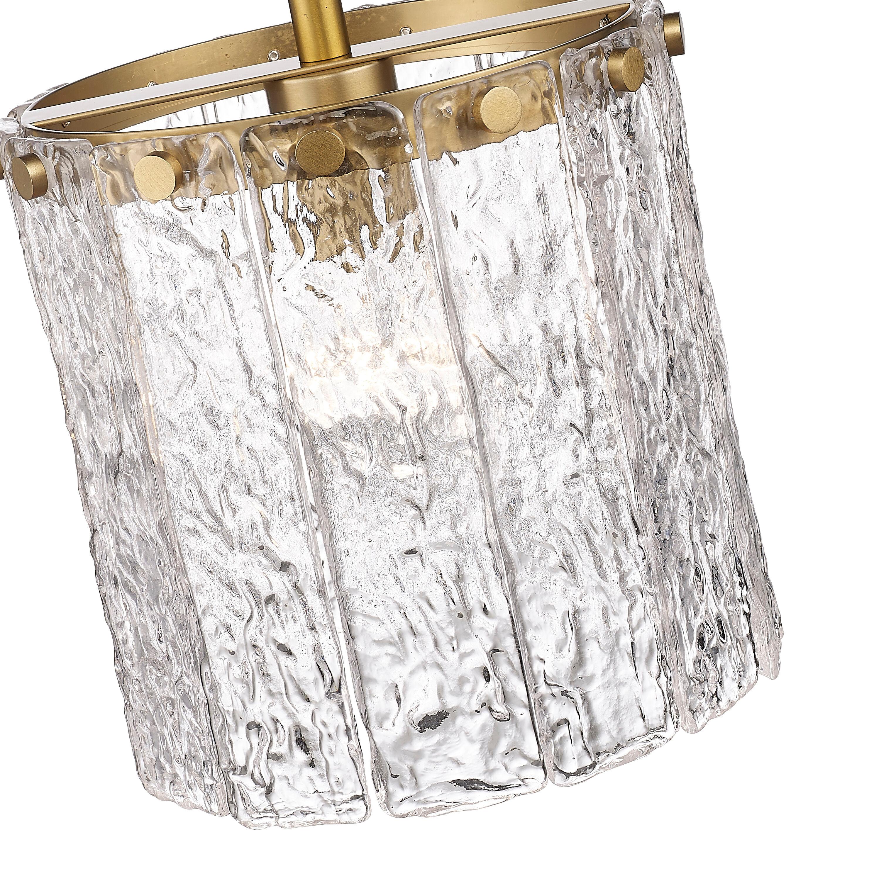 Z-Lite Glacier 1 - Light Pendant in  Modern Gold