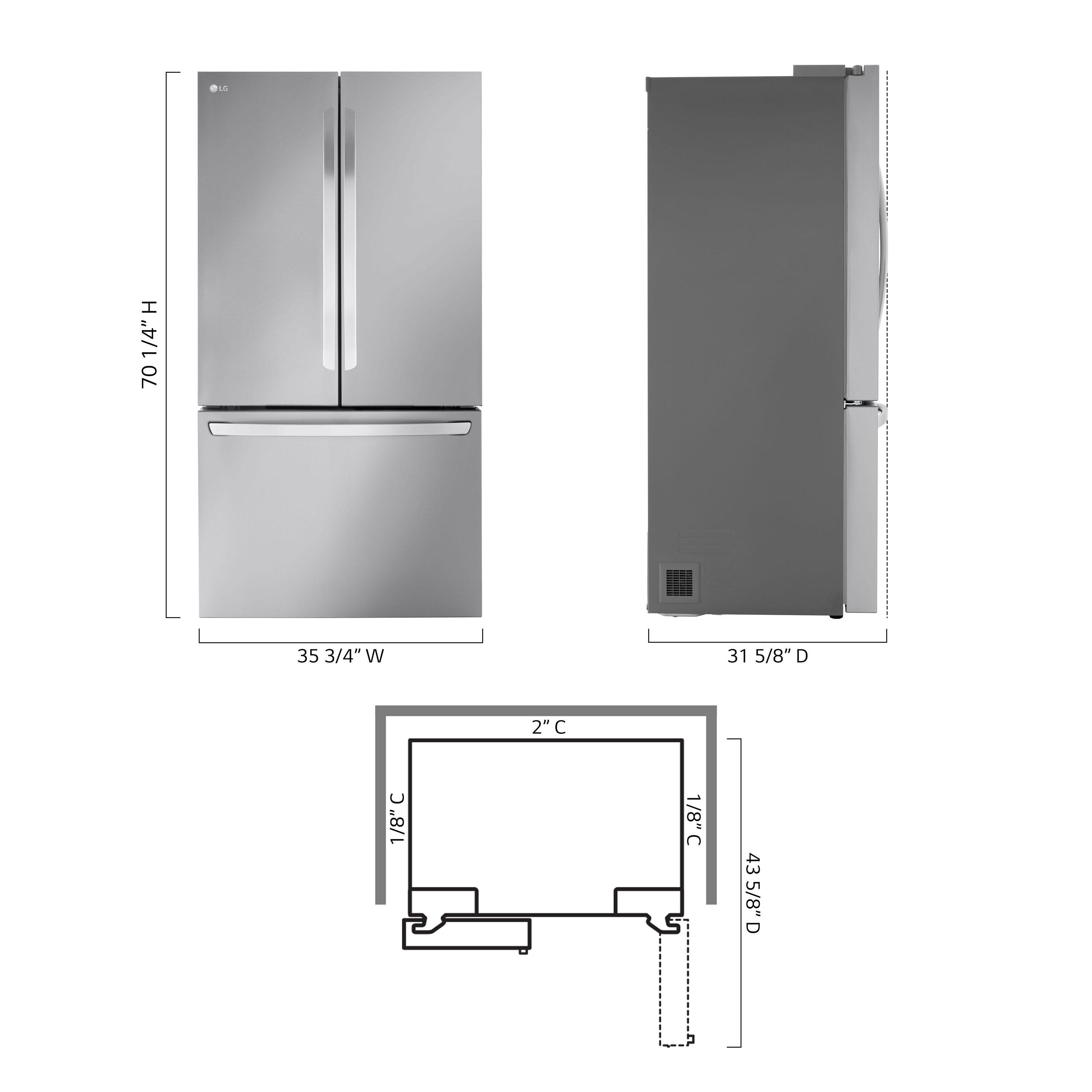 27 Cu. Ft. Smart Counter-Depth MAXFrench Door Refrigerator