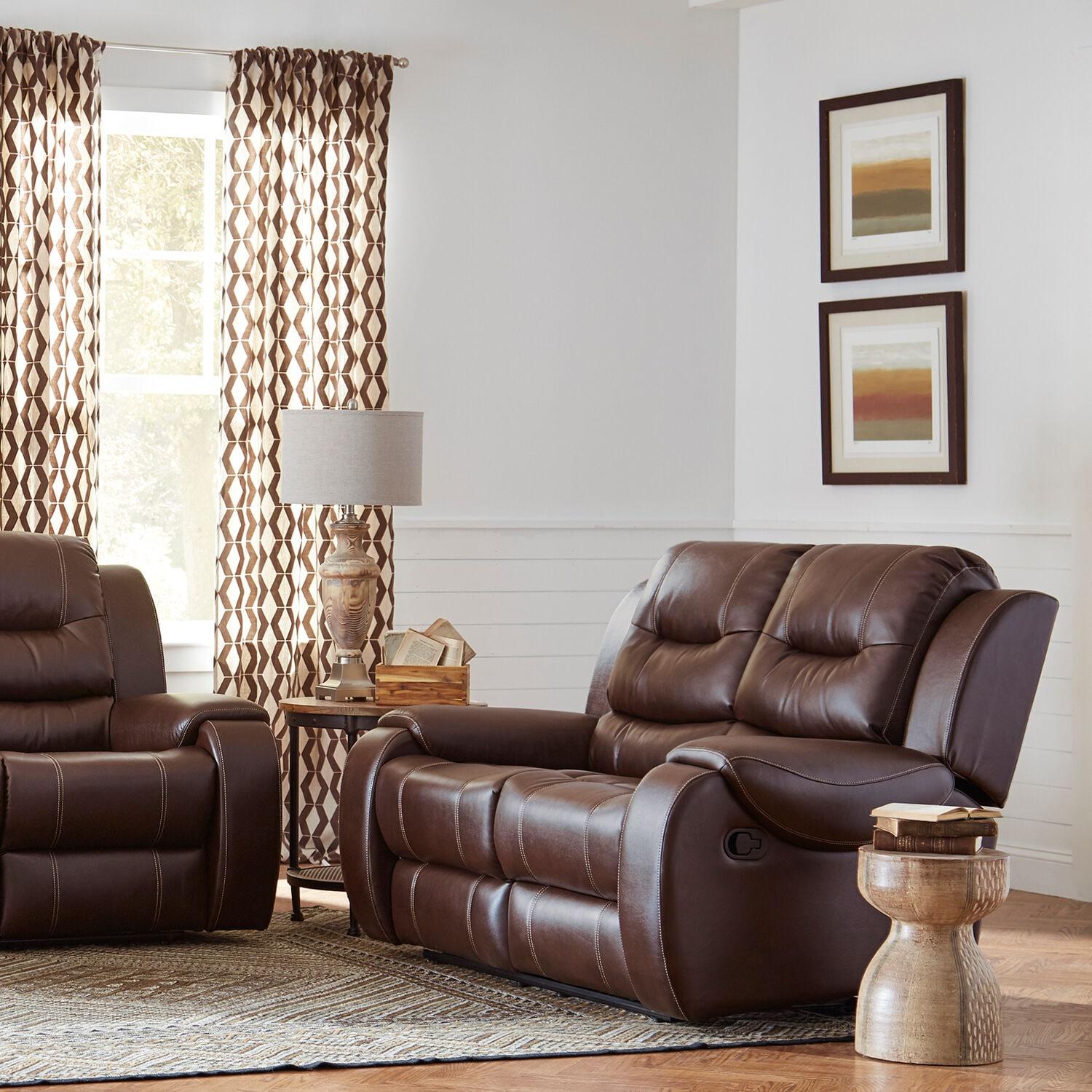 Lekendric 87'' Slipcovered Faux Leather Reclining Sofa