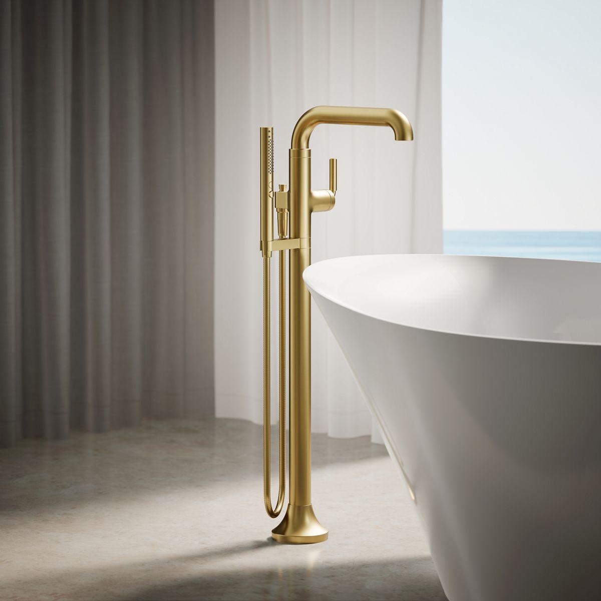 Tone Floor Mounted Clawfoot Tub Faucet