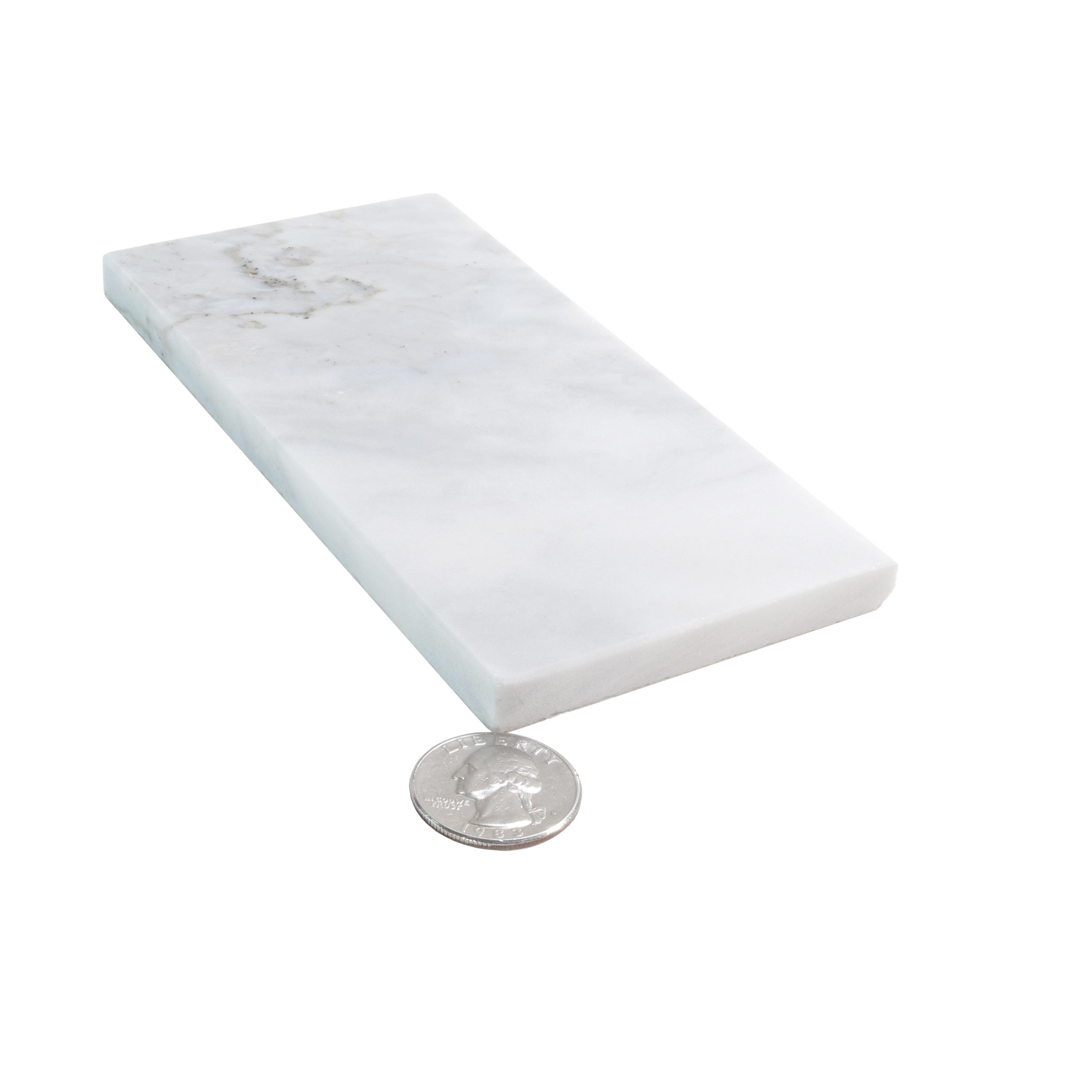 3" x 6" Marble Look Subway Wall & Floor Tile