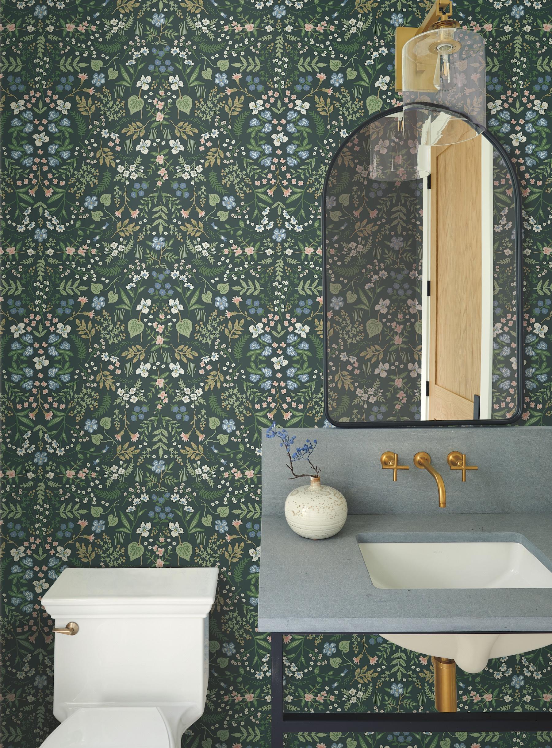 Rifle Paper Co. Wildwood 27' L x 27" W Wallpaper
