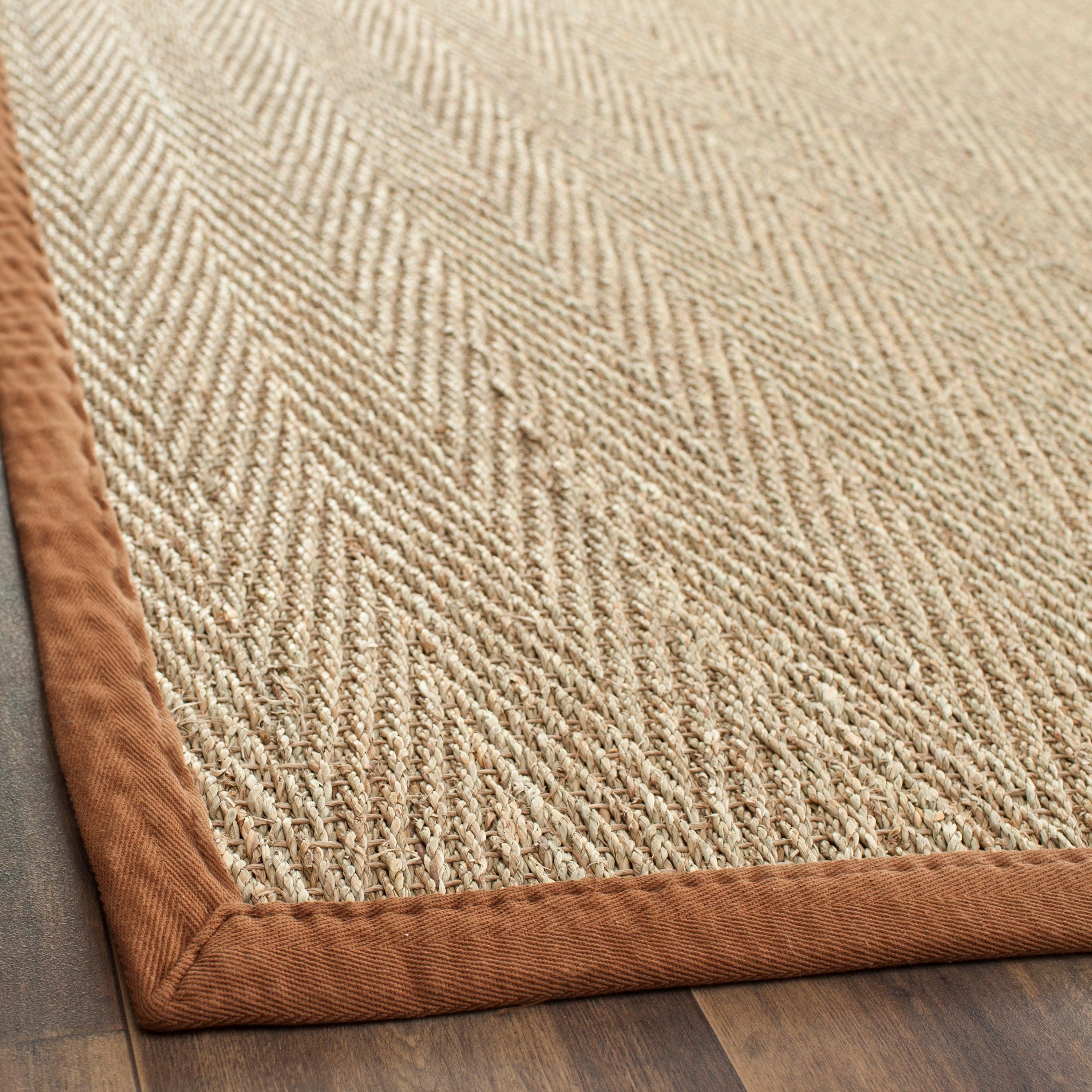 Natural Fiber NF115 Power Loomed Area Rug - Natural/Brown - 8'x10' - Safavieh.