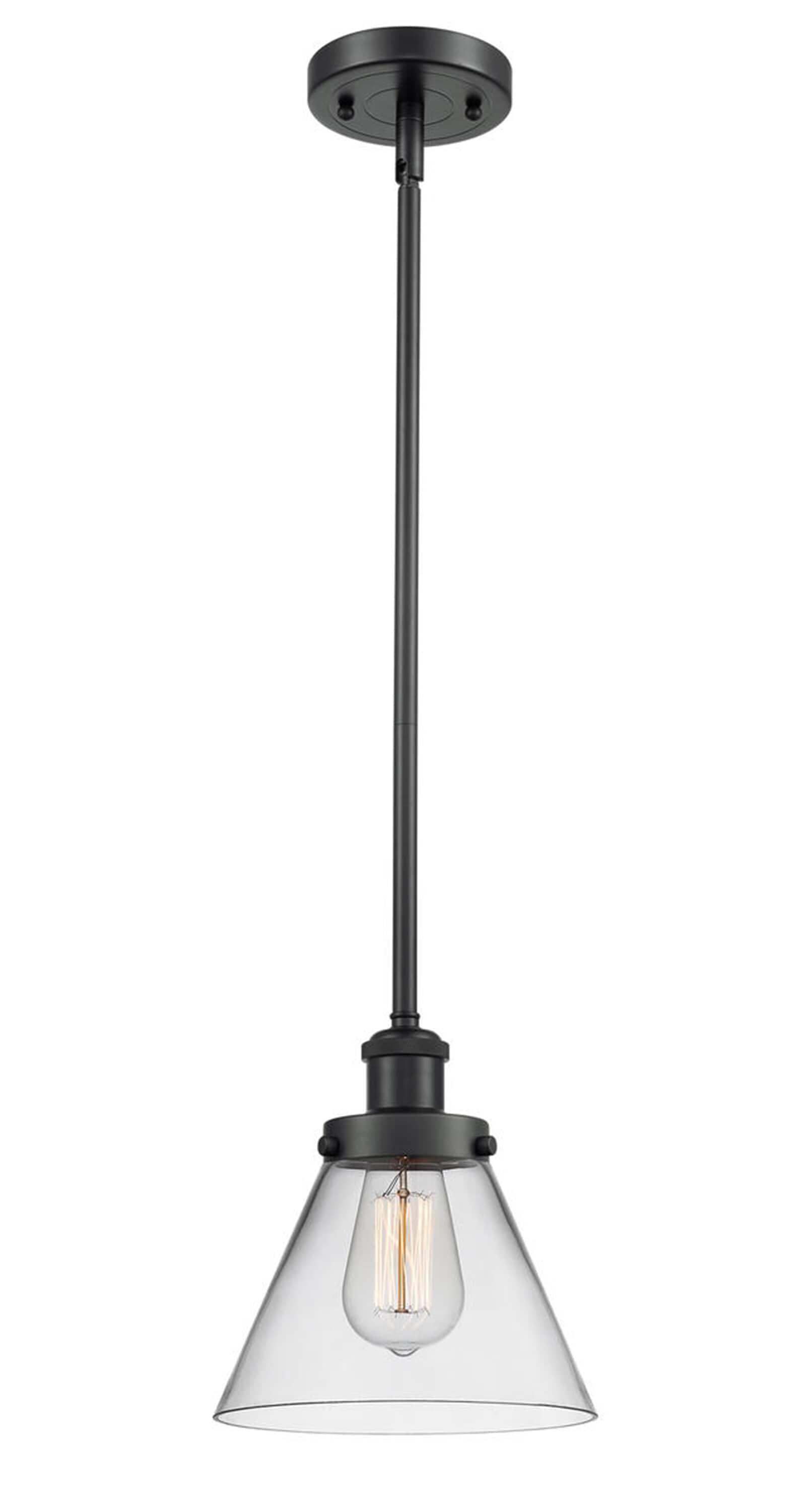Innovations Lighting Cone 1 - Light Pendant in  Matte Black