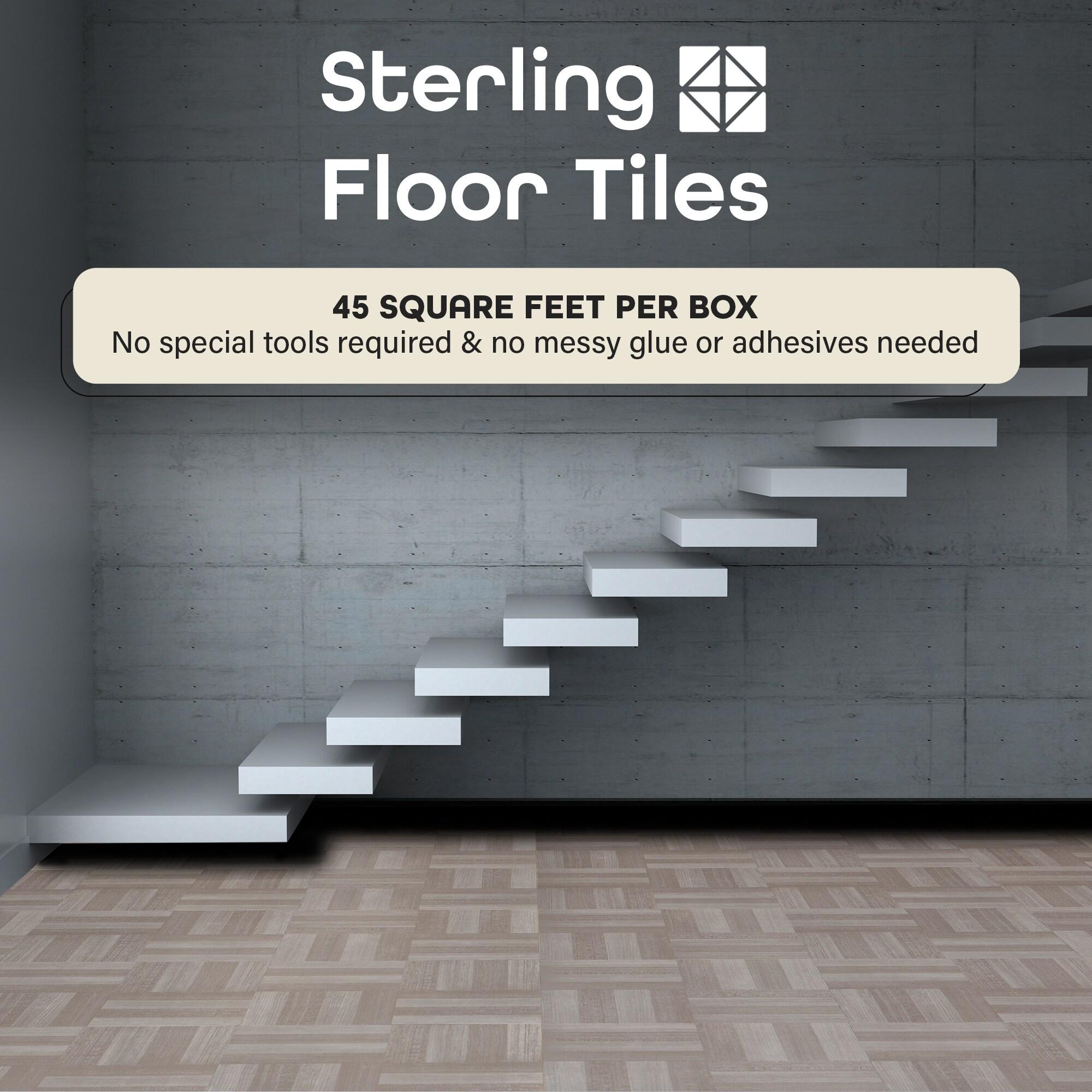 12" x 12" x 1.2mm Oak Vinyl Tile